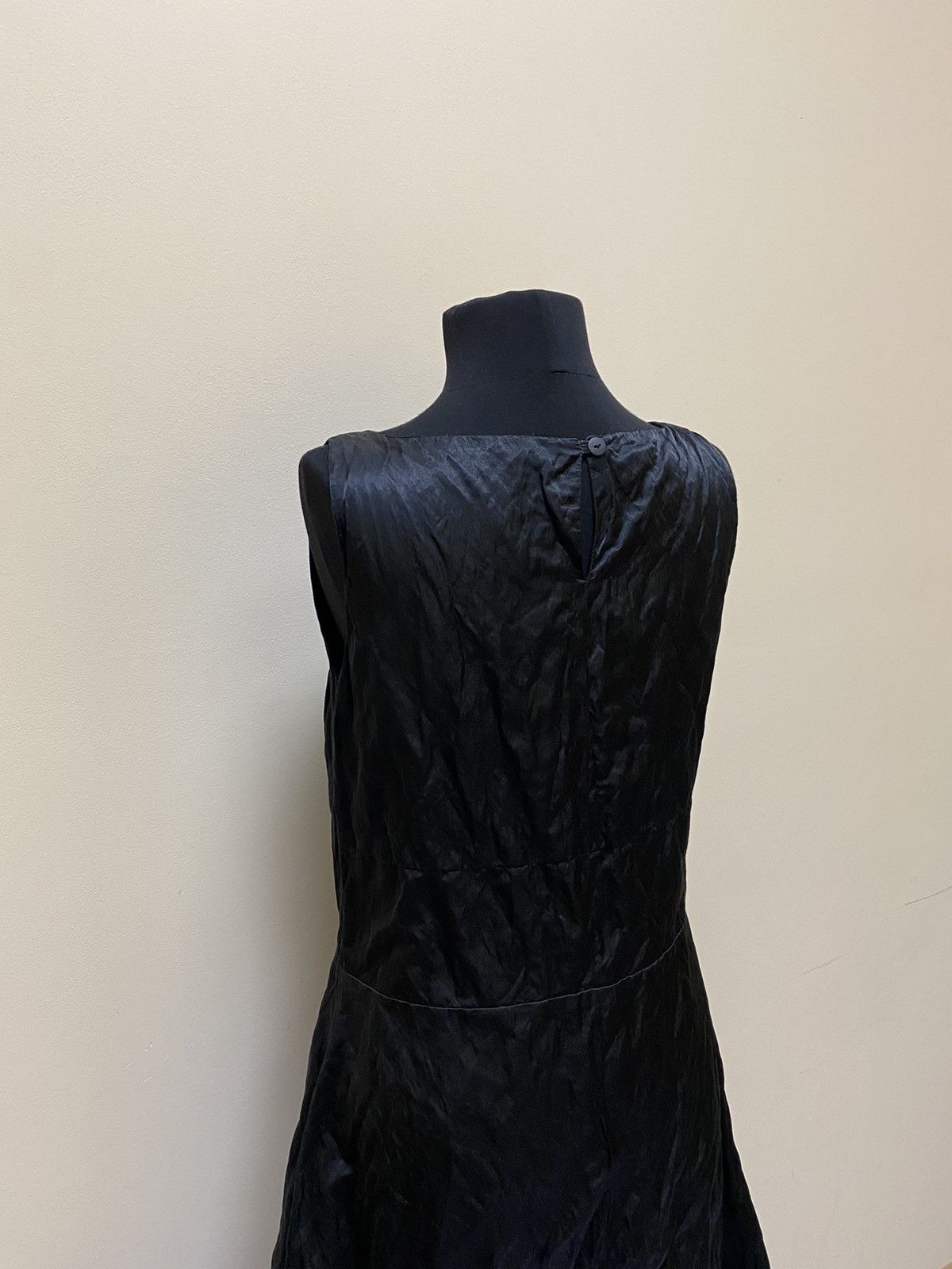 Sarah Pacini Sarah Pacini Black Cotton/Nylon Midi Dress Size 3 Size L / US 10 / IT 46 - 9 Thumbnail