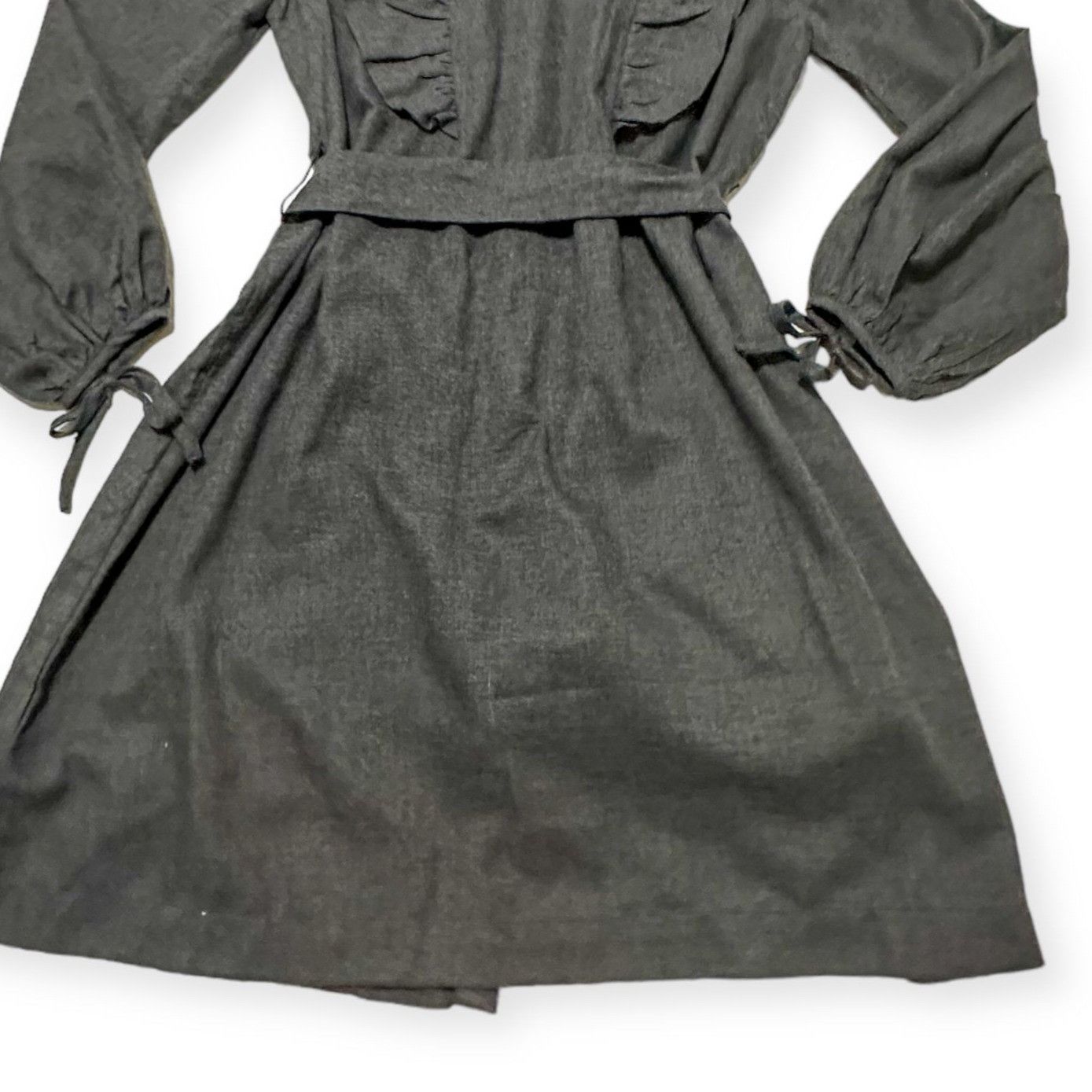 Antik Batik NWT Antik Batik Lova Belted Ruffled Cotton-flannel Mini Dres Size M / US 6-8 / IT 42-44 - 9 Thumbnail