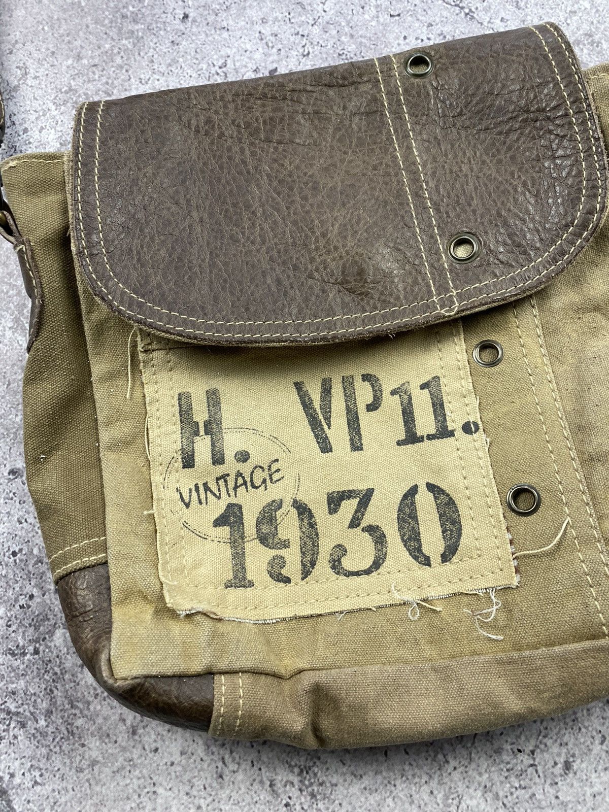 Japanese Brand × Vintage Vintage Military Canvas Crossbody Bag Size ONE SIZE - 3 Thumbnail