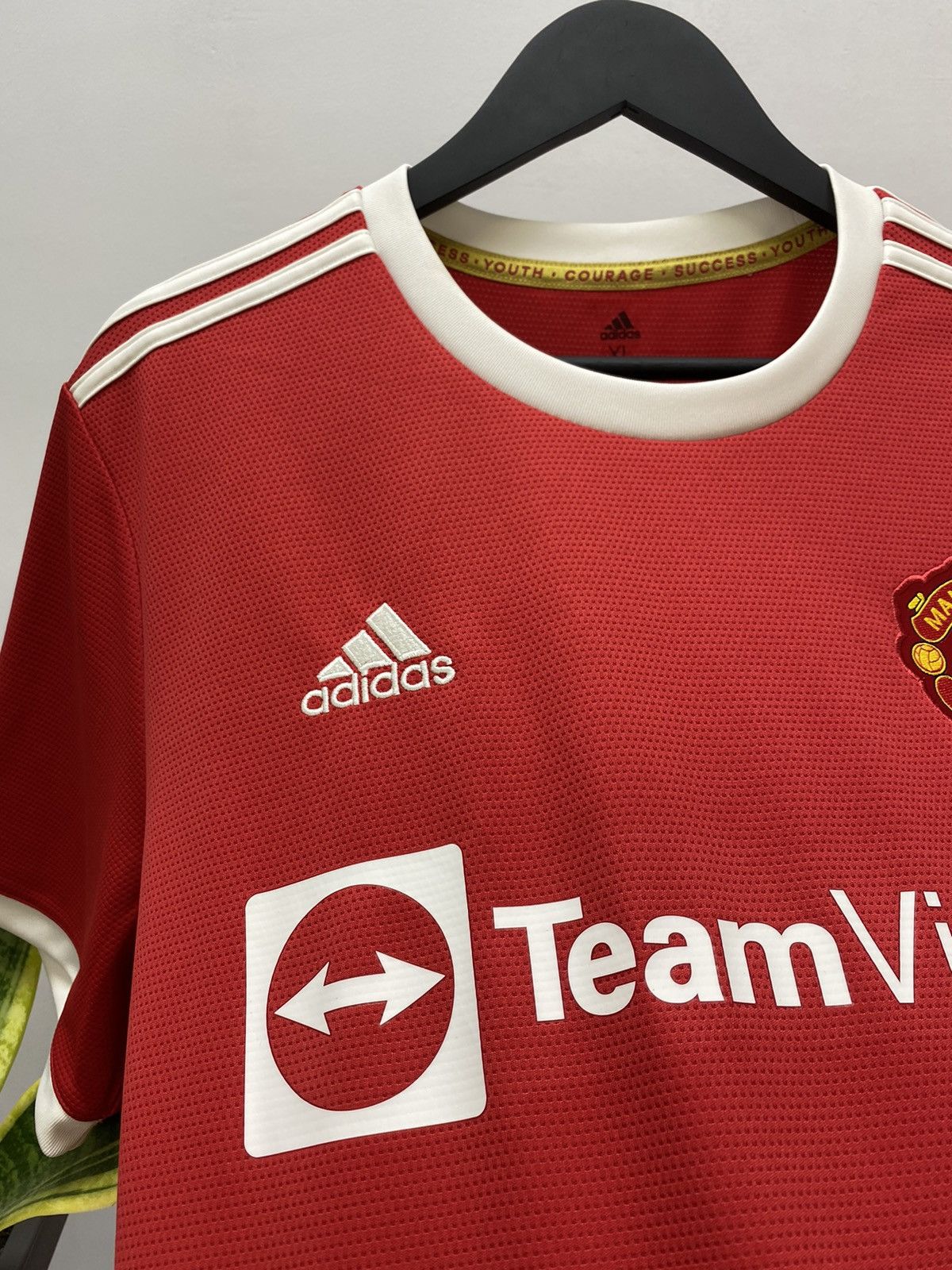 Adidas Manchester United 2021 2022 Soccer Jersey Football Shirt Size US XL / EU 56 / 4 - 9 Thumbnail
