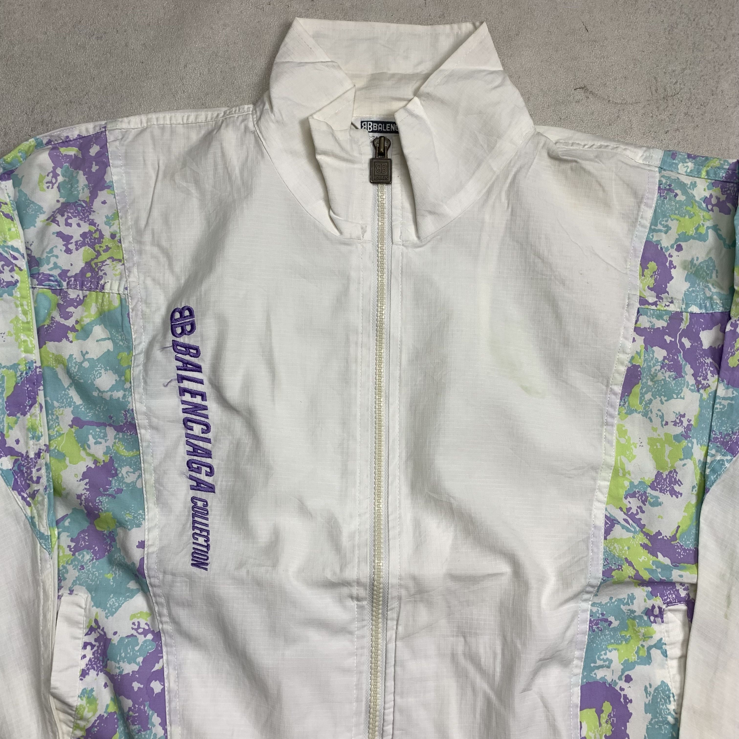 Balenciaga Vintage 90S Balenciaga Track Jacket Size US S / EU 44-46 / 1 - 4 Thumbnail