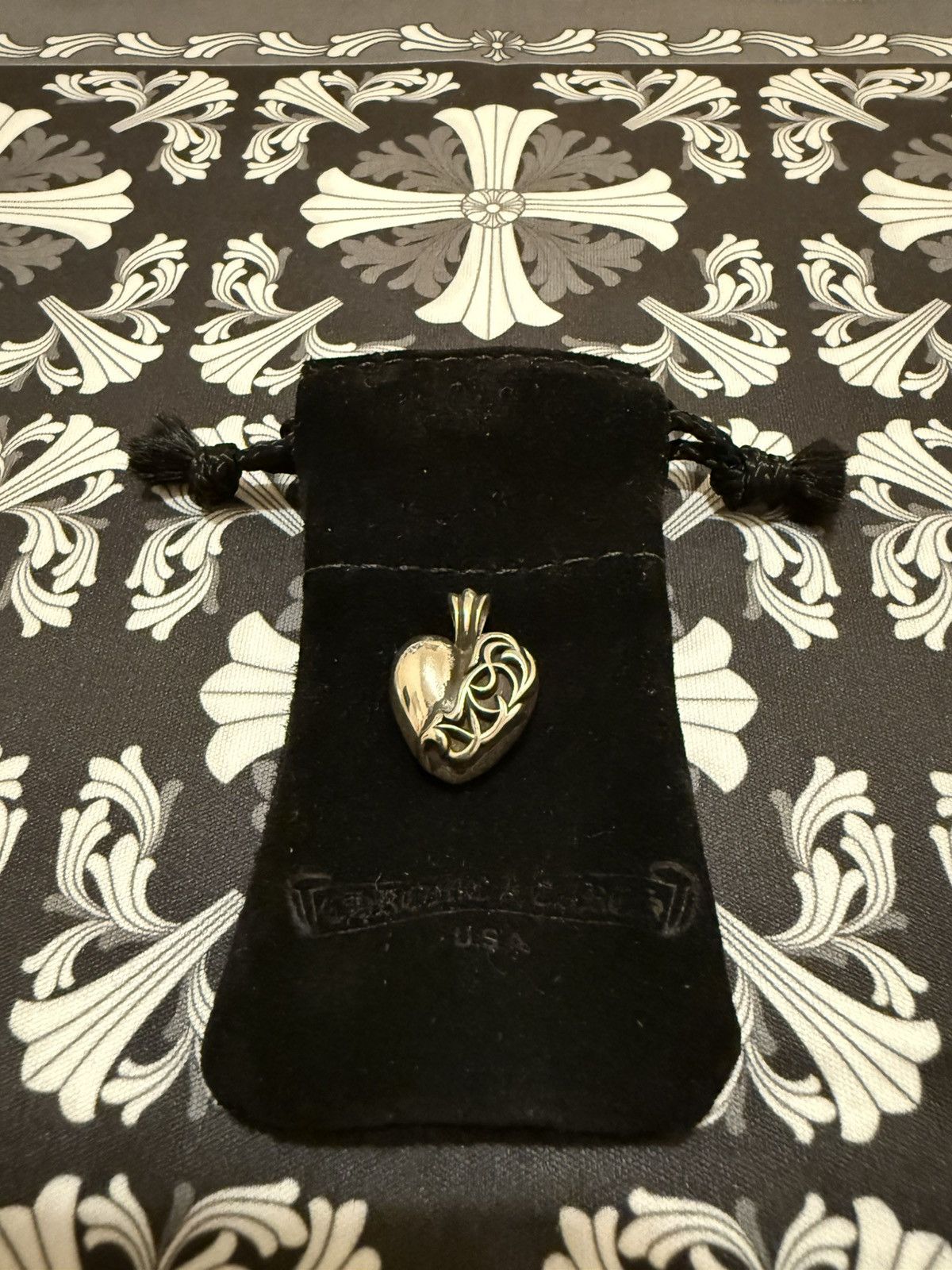 Chrome Hearts Chrome Heart. Silver Heart Pendant❤️ 💯Authentic Size ONE SIZE - 1 Thumbnail