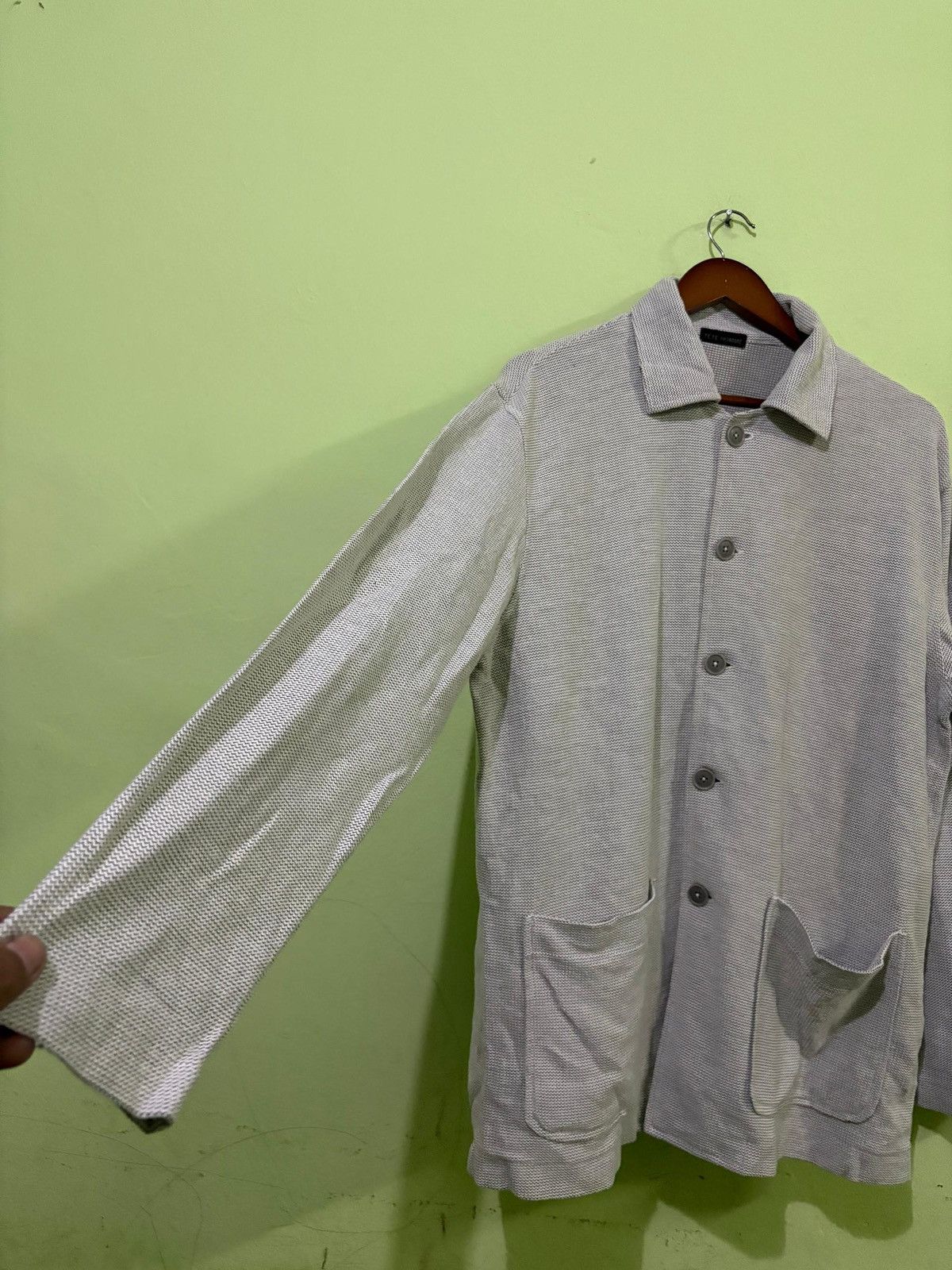 Tete Homme × Yohji Yamamoto Vtg Tete Homme Katoh Kazutaka Button Up Jacket Shirt Design Size US L / EU 52-54 / 3 - 2 Thumbnail