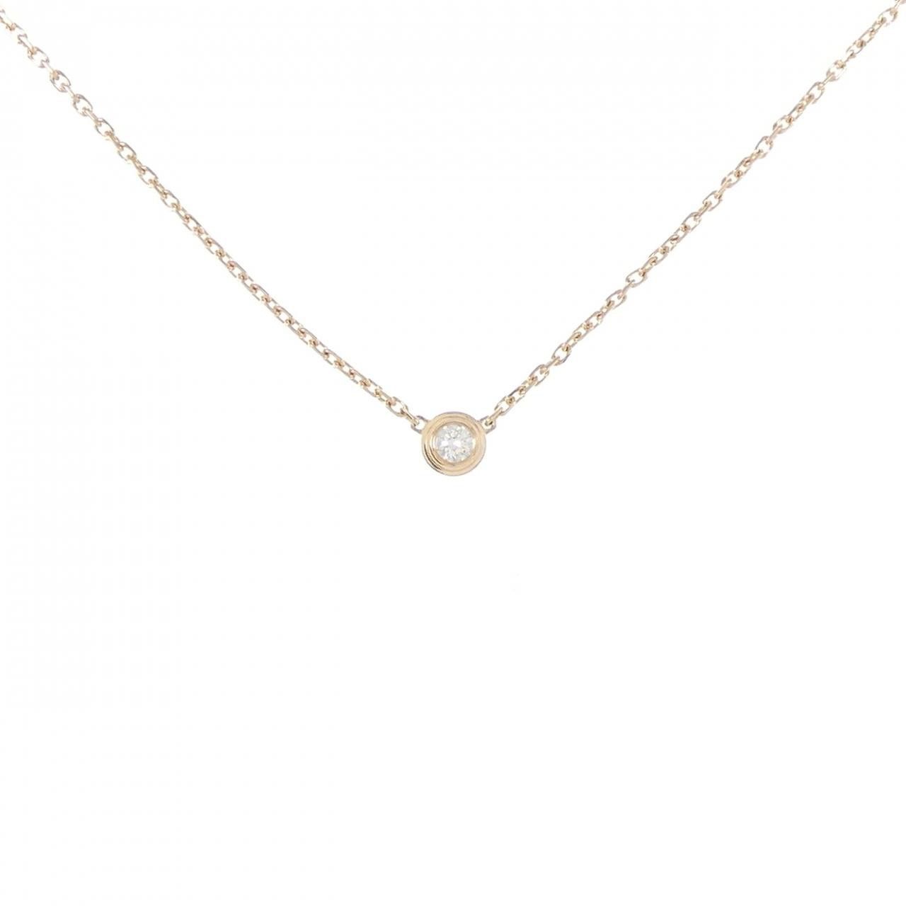 Cartier Cartier Cartier Diamants Legers Au750 Necklace Calfskin Necklace DUTY FREE for USA Size ONE SIZE - 1 Thumbnail
