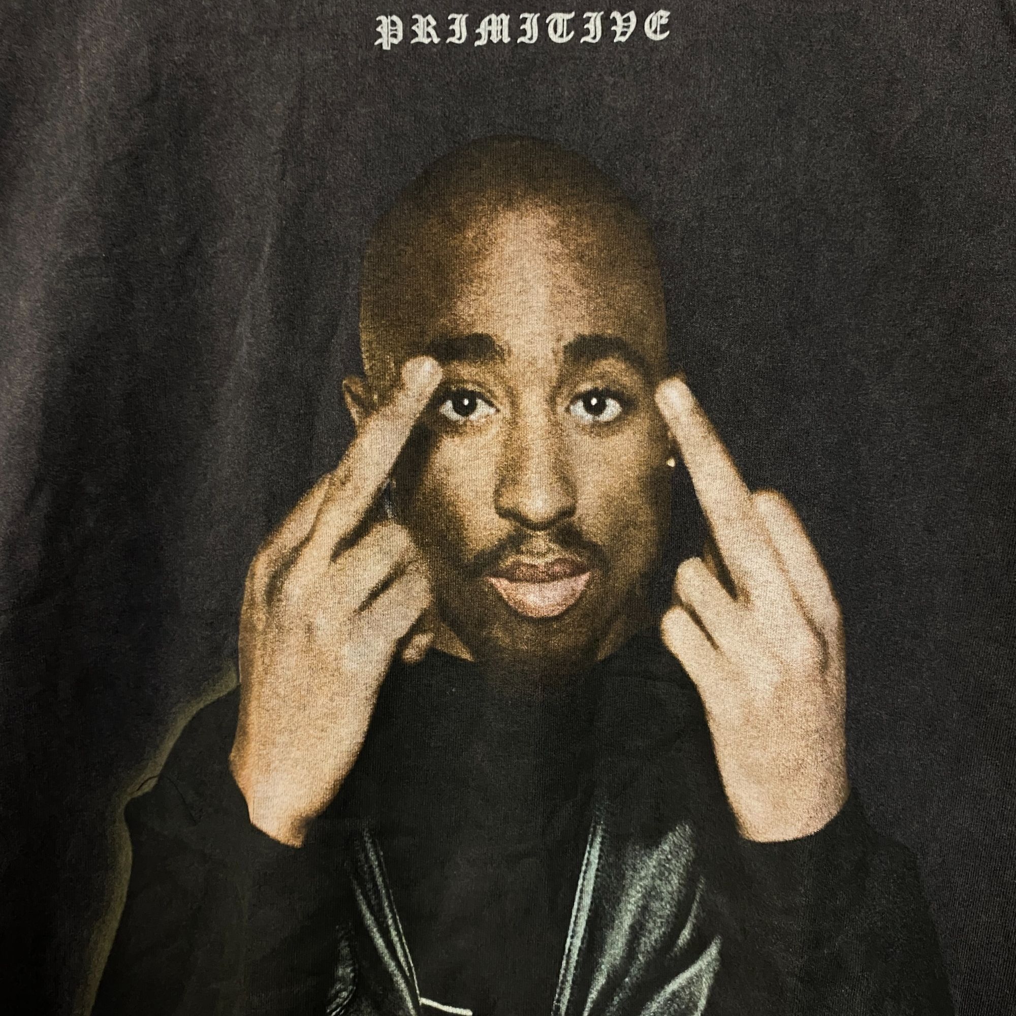 Primitive Primitive x Tupac Double Finger Hip-Hop T-Shirt Small Size US S / EU 44-46 / 1 - 2 Thumbnail