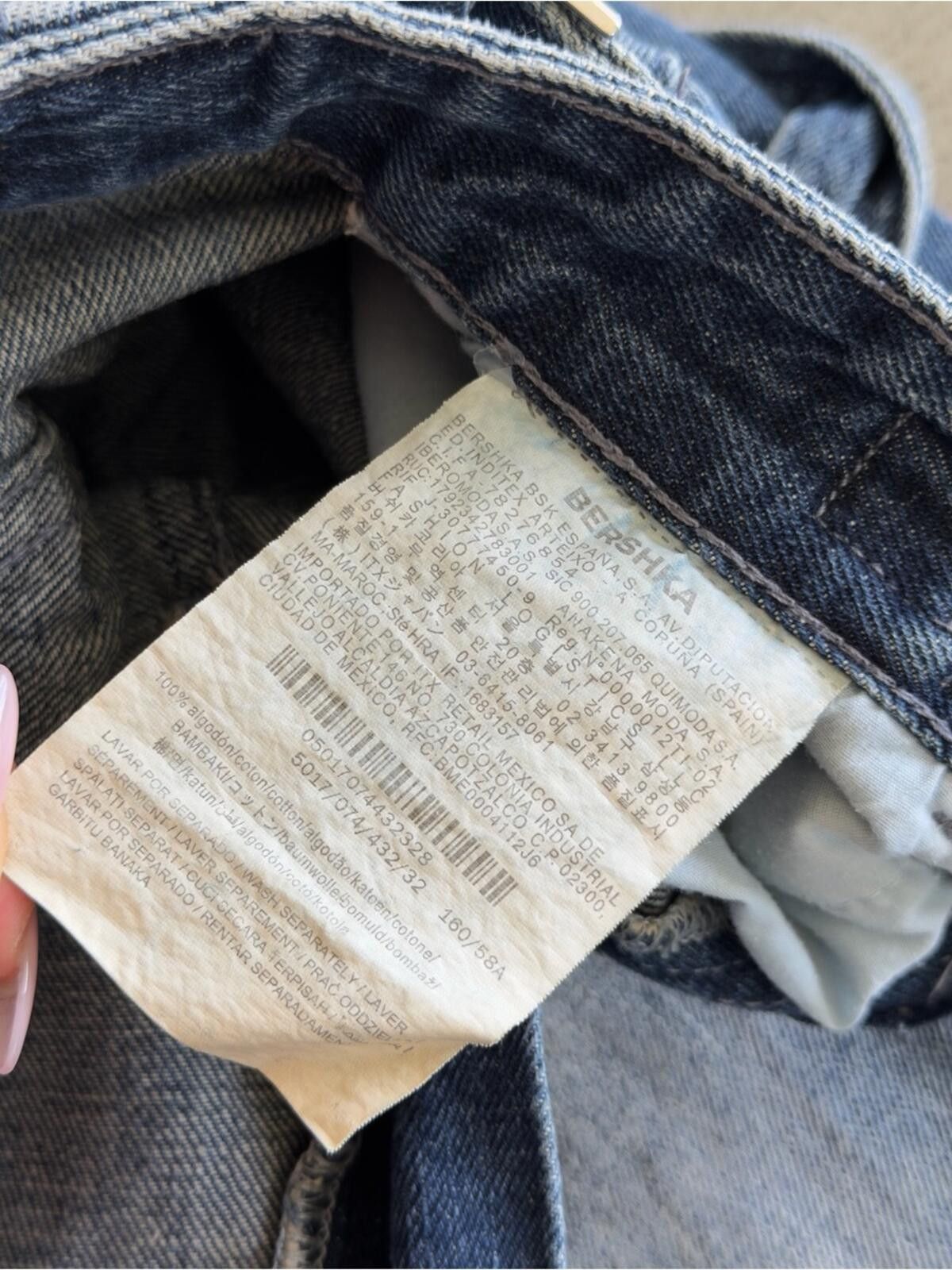 Bershka Bershka / Carpenter Jeans / Blue Wash Size 24" / US 00 / IT 34 - 5 Thumbnail