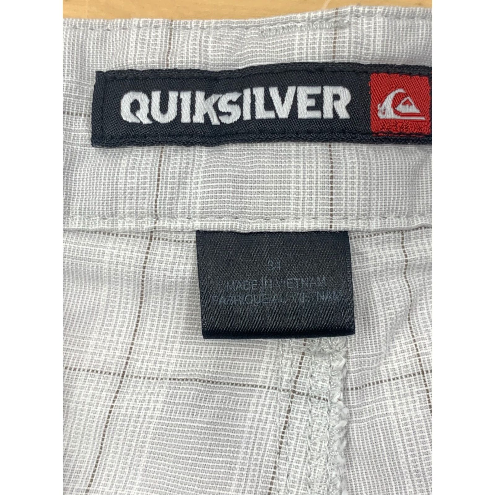 Quiksilver Quiksilver Mens Shorts Plaid Beige 34 Casual Beach Chino Pattern Men Size US 34 / EU 50 - 5 Thumbnail