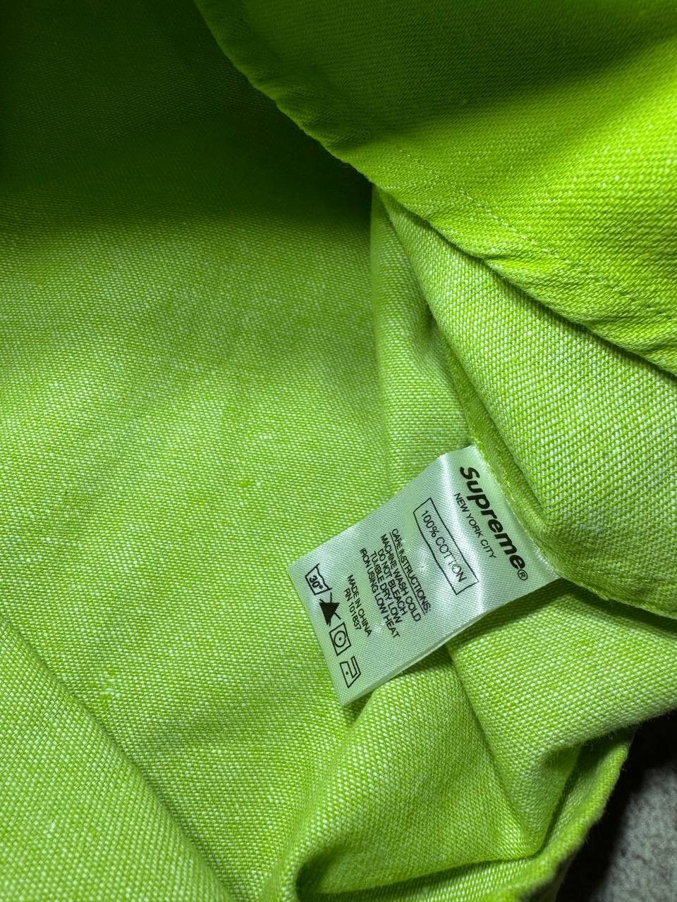Supreme Supreme Green Short Sleeves Shirt Button up Embroidered Logo Size US L / EU 52-54 / 3 - 8 Thumbnail