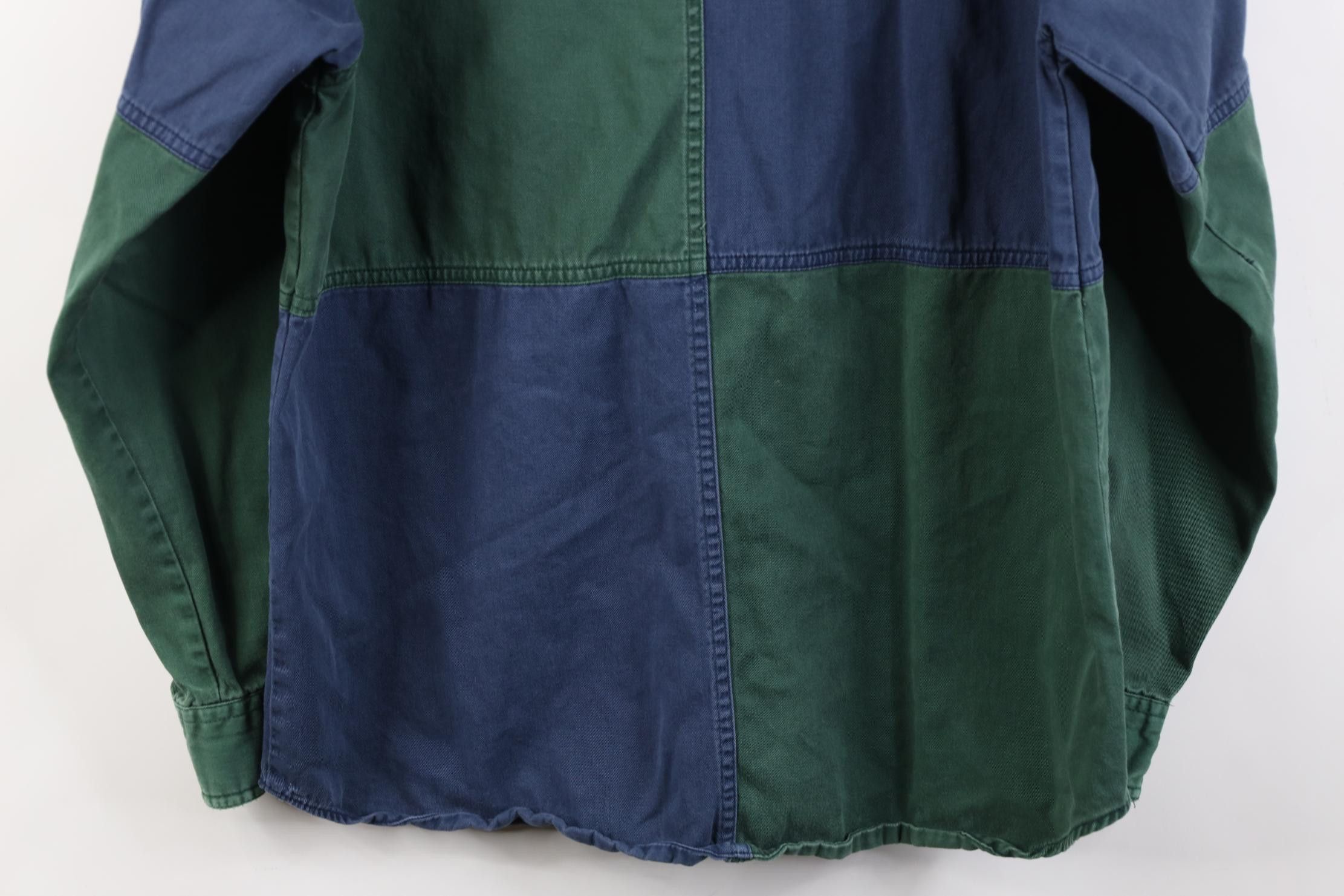 Vintage Vintage 90s Streetwear Block Collared Button Down Shirt Size US S / EU 44-46 / 1 - 13 Thumbnail