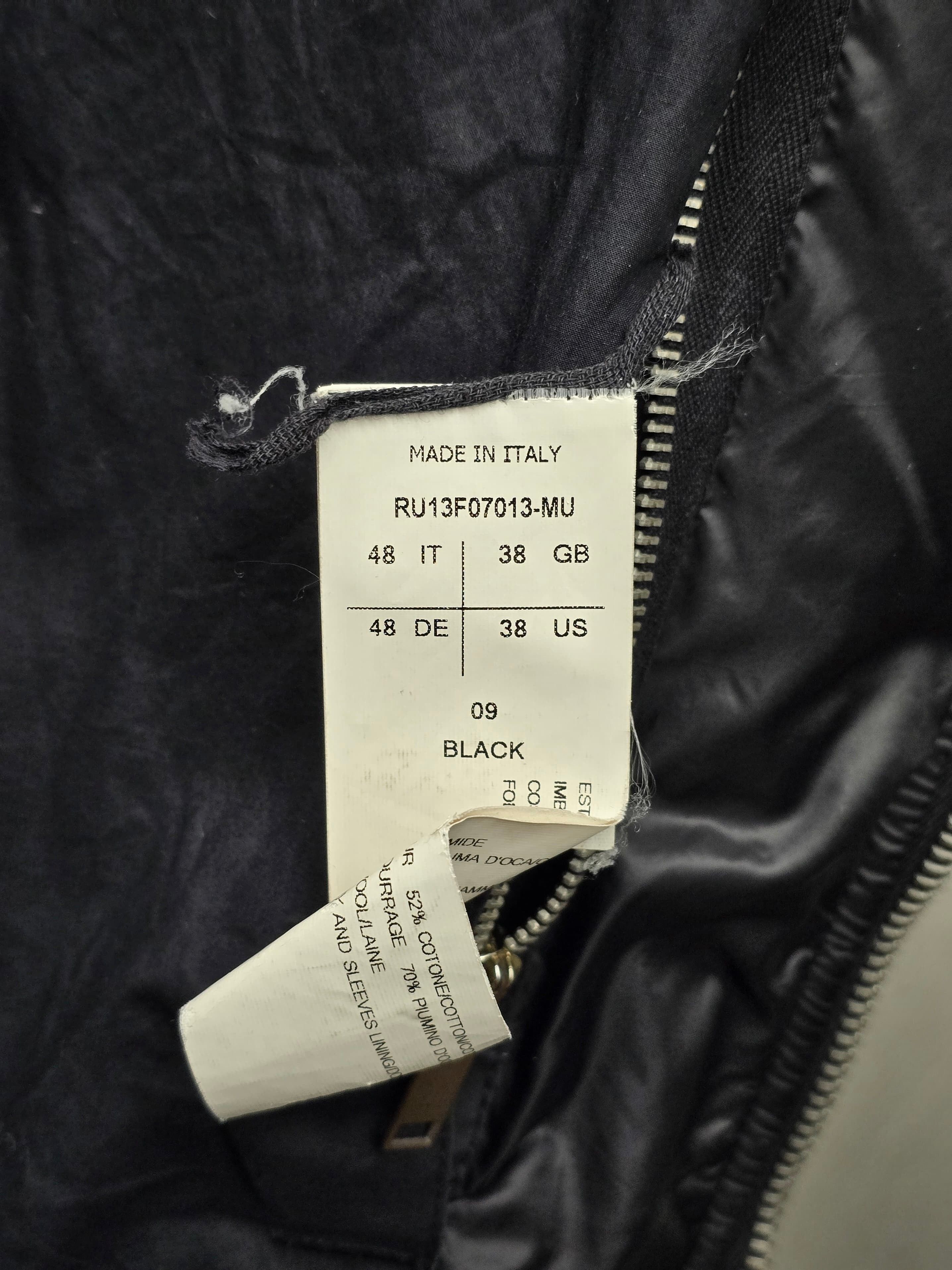 Rick Owens Rick Owens AW13 "PLINTH" Down Filled MA-1 Bomber Jacket Size US M / EU 48-50 / 2 - 8 Thumbnail