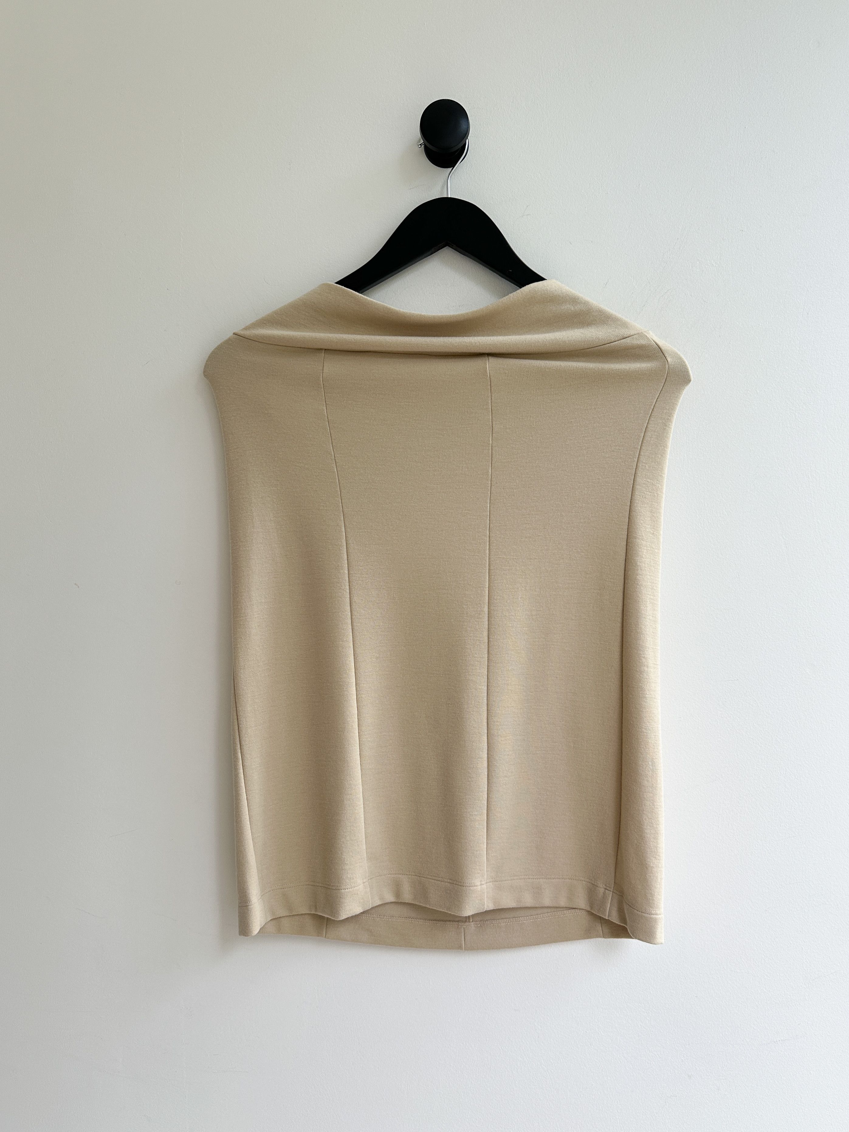 Jil Sander Jil Sander Beige Midi Skirt Size 24" / US 00 / IT 34 - 2 Thumbnail