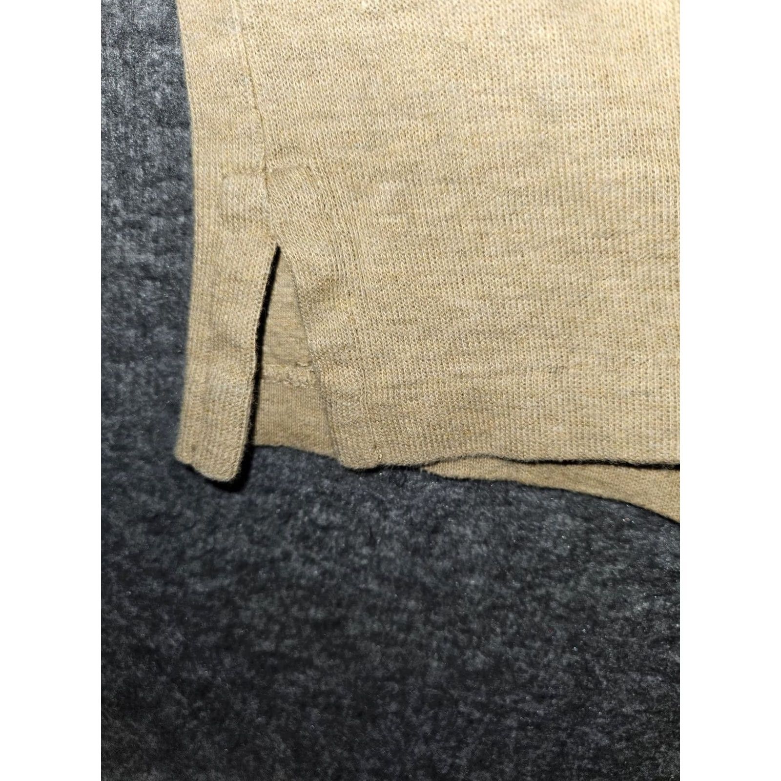 Ralph Lauren Polo Ralph Lauren Estate Rib 1/4 Zip Pullover Men's Large Gold Long Sleeve Sweater Zipper Embroidered Logo Cotton Size US L / EU 52-54 / 3 - 6 Thumbnail