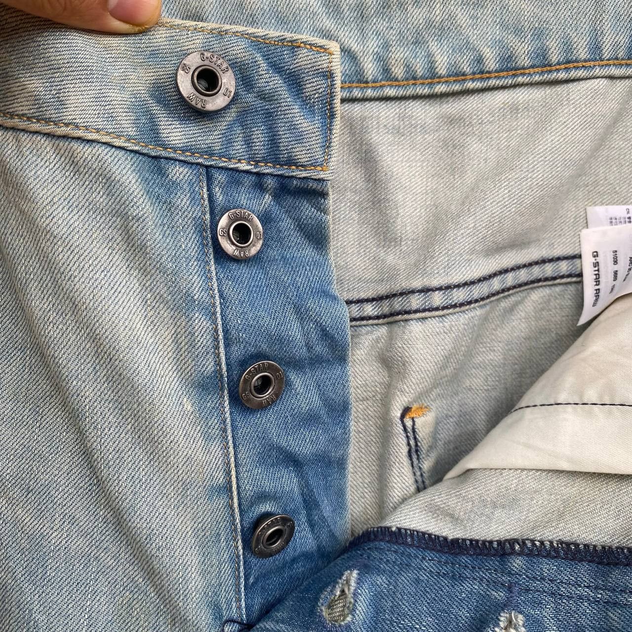 G-Star VTGE GSTAR DISTRESSED JEAN RUSTY WASH ASSYMETRIC LEG SLIMFIT Size US 30 / EU 46 - 4 Thumbnail