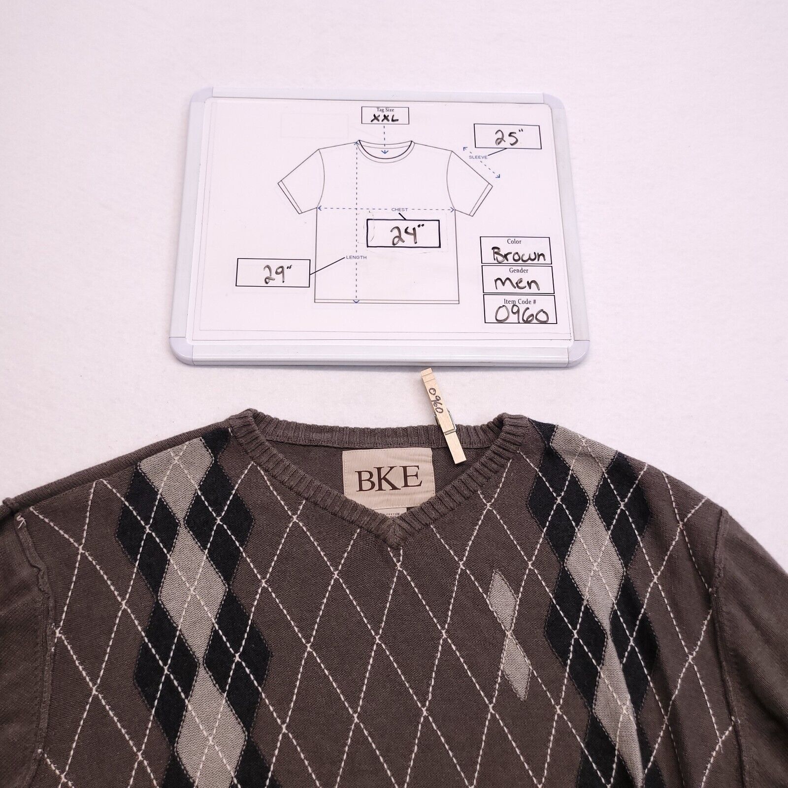 BKE BKE Long Sleeve Casual Pullover Sweater Mens Size 2XL Brown Size US XXL / EU 58 / 5 - 9 Thumbnail