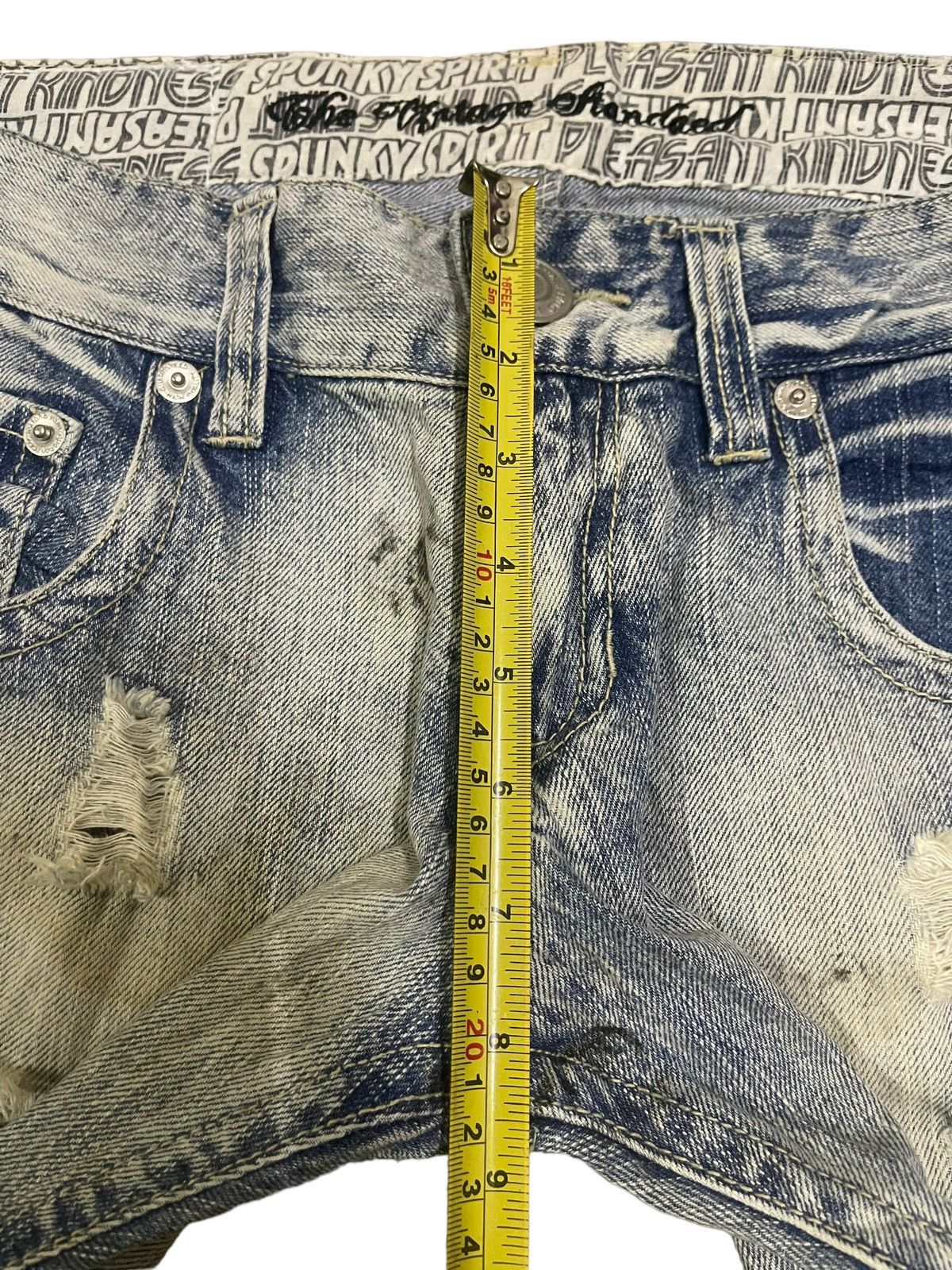 semanticdesign Vintage Japanese Brand Blue Wash Distressed Style Jeans Size US 31 - 13 Thumbnail