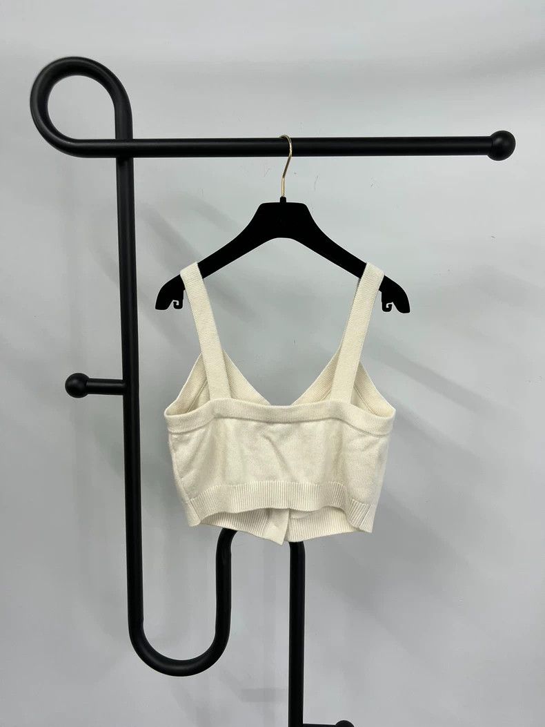 Chanel Chanel White multi-element badge suspender vest Size XS / US 0-2 / IT 36-38 - 2 Thumbnail