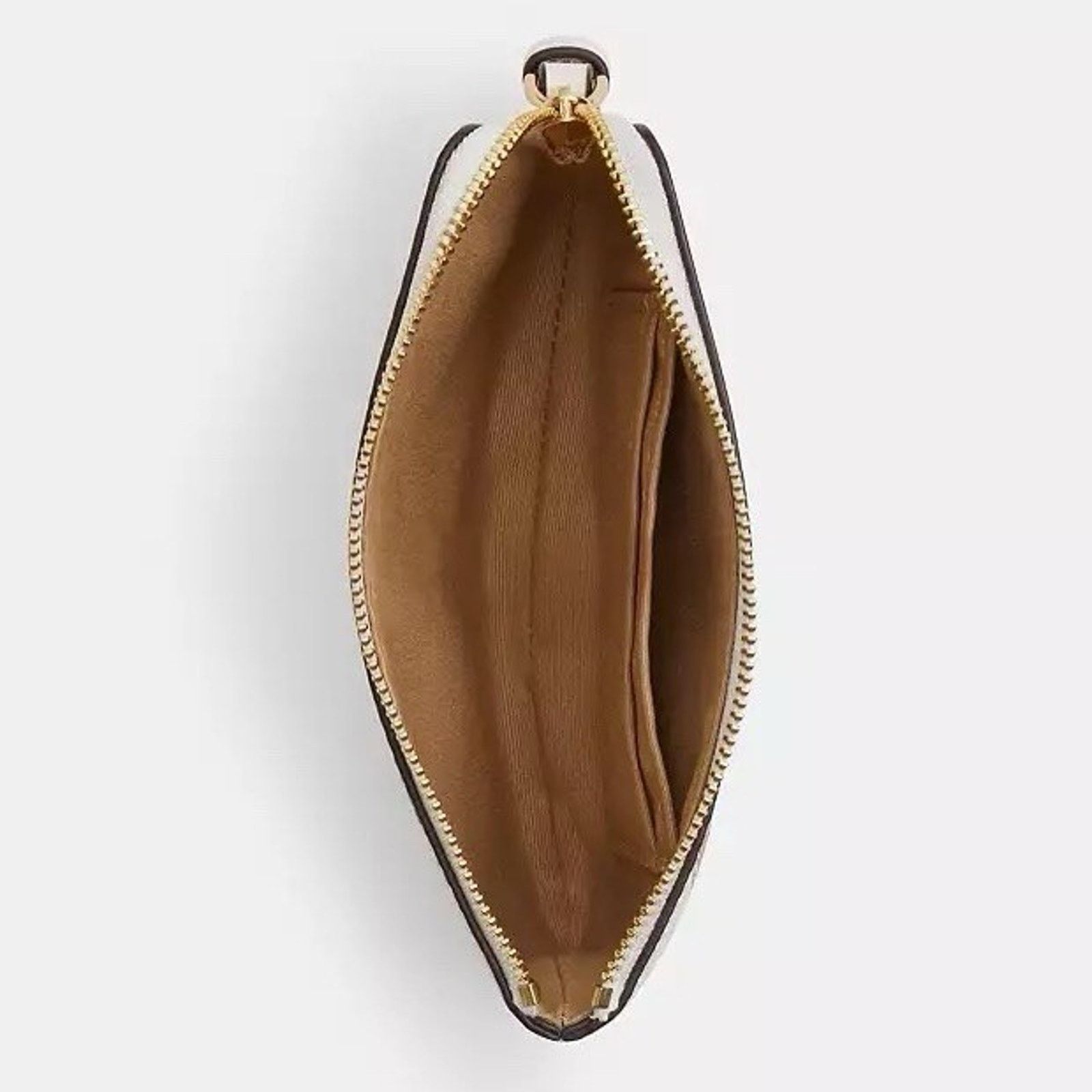 Coach NWT Coach CBB81 Corner Zip Wristlet Strawberry Gold/Chalk Size ONE SIZE - 7 Thumbnail