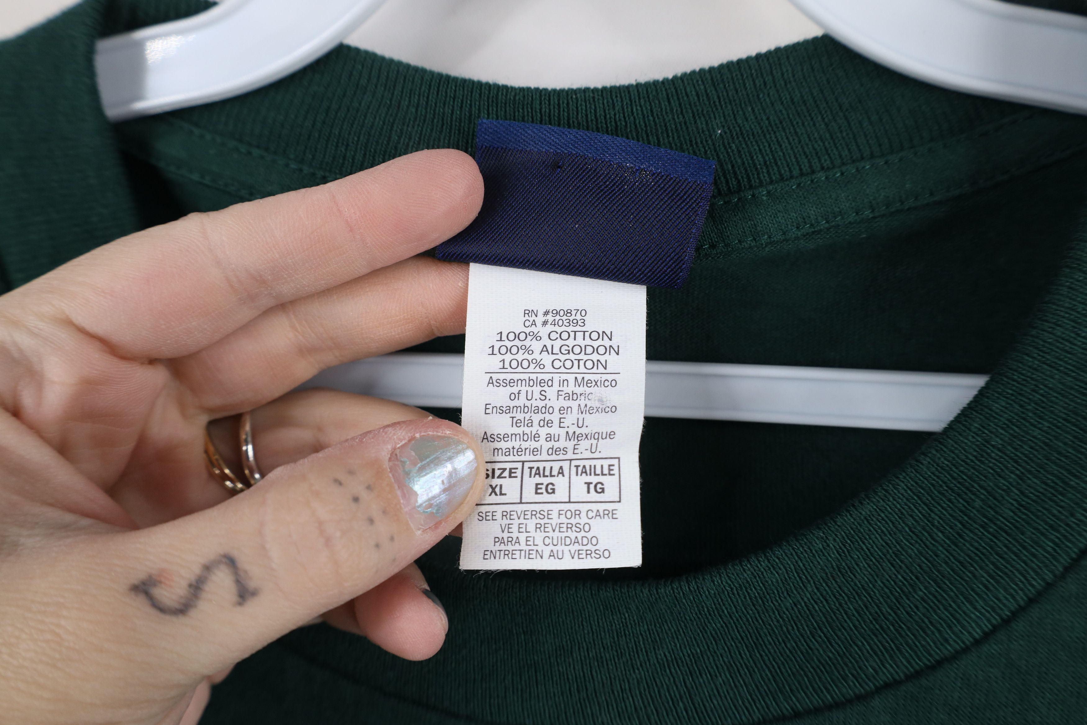 Vintage Vintage 90s Big Logo USF University of South Florida T-Shirt Size US XL / EU 56 / 4 - 7 Thumbnail