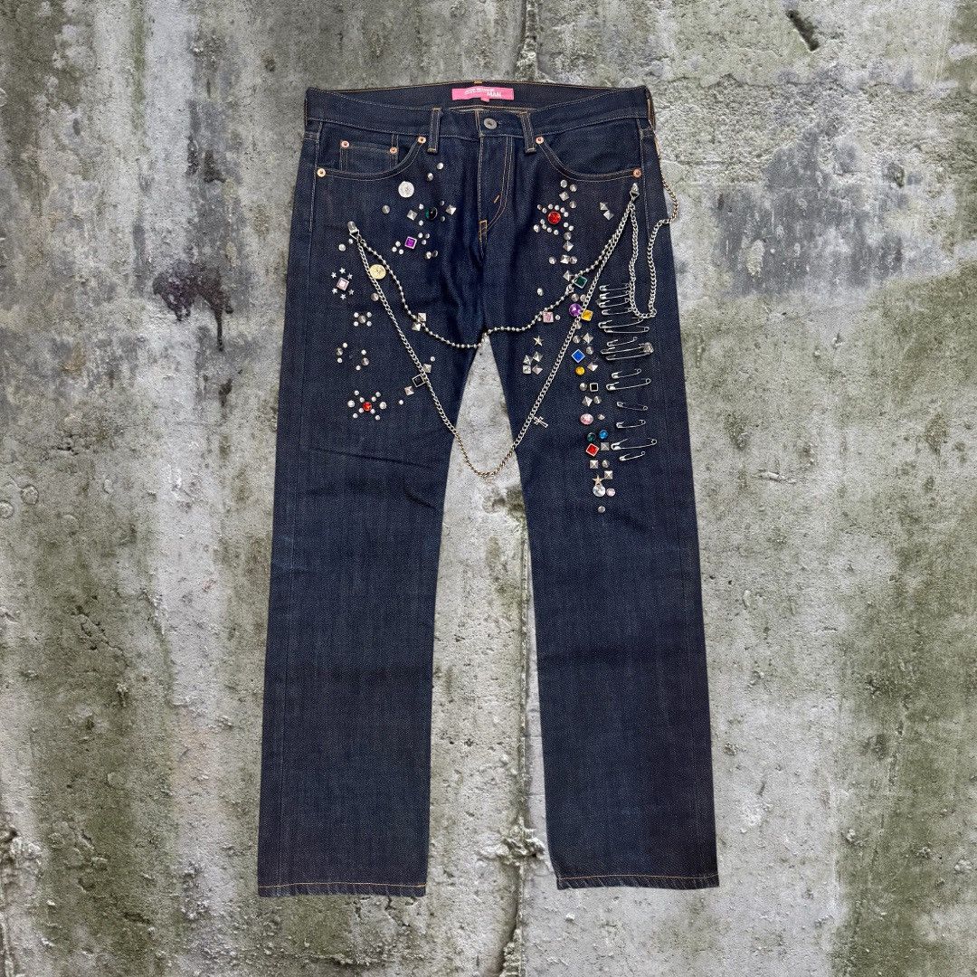 Junya Watanabe Junya Watanabe AD2002 Jewel Studded Denim | Grailed