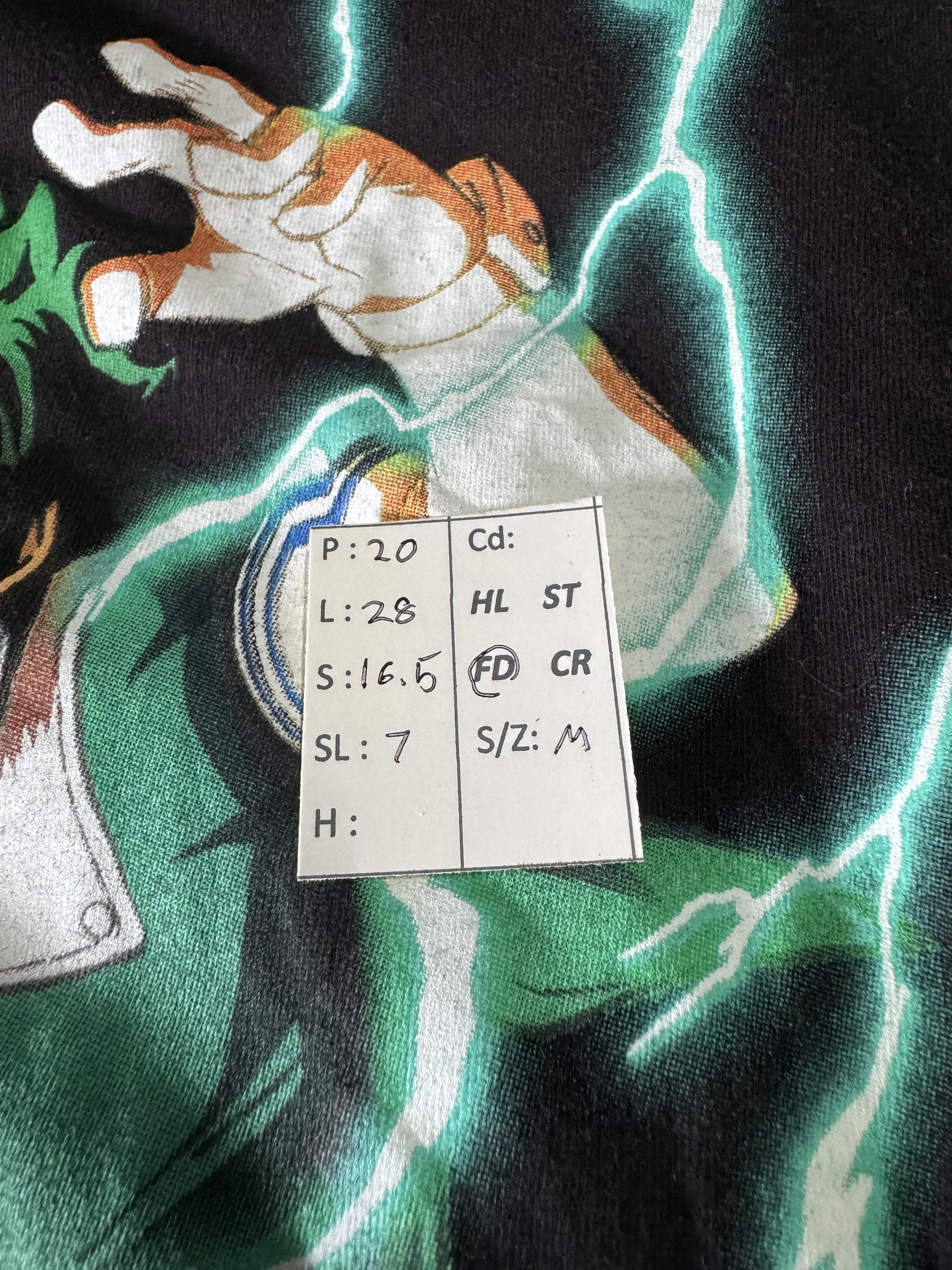 Anime VINTAGE MY HERO ACADEMIA DEKU LIGHTNING POWER TEE bleach Size US M / EU 48-50 / 2 - 19 Thumbnail