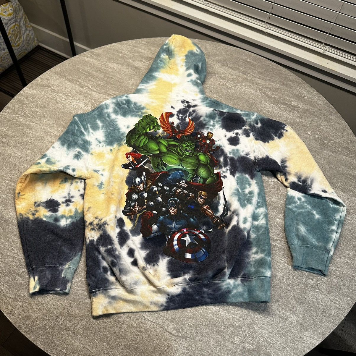 Marvel Comics Marvel Avengers HULK Pullover Hoodie Sweater Cream Tie-Dye Size US M / EU 48-50 / 2 - 7 Thumbnail