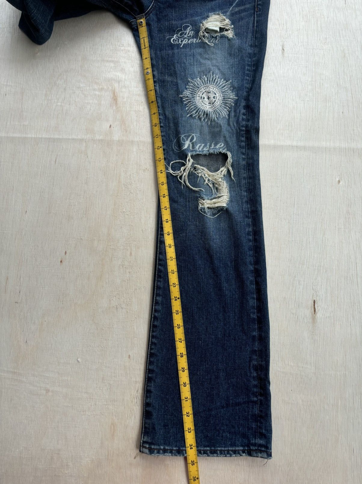 Hysteric Glamour × If Six Was Nine × Japanese Brand Vintage Distressed Denim Ifsixwasnine Lgb Style Jeans Size US 33 - 12 Thumbnail