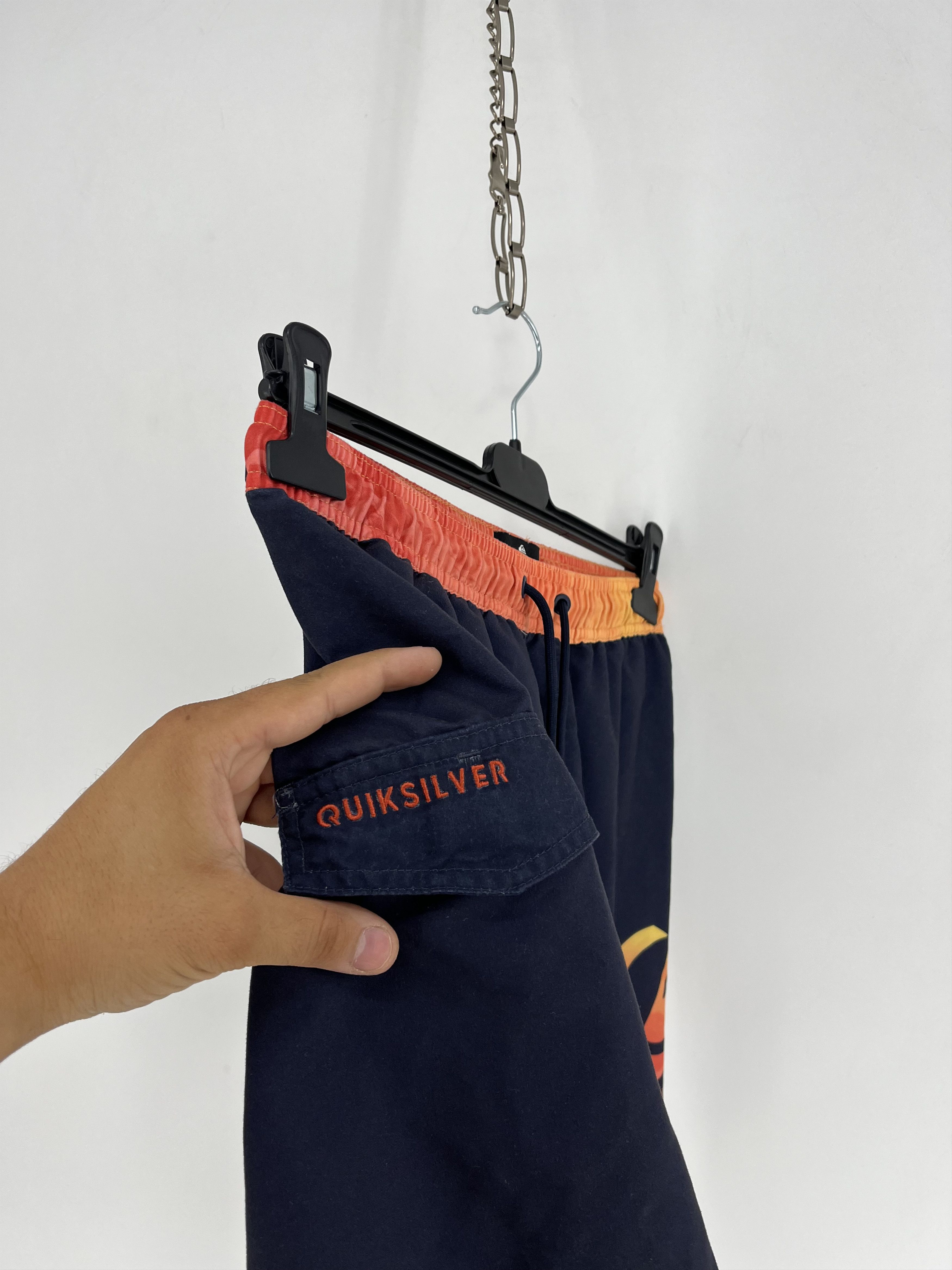 Quiksilver × Vintage Vintage Quiksilver Shorts Big Logo Y2K Style 90s Surfing Size US 30 / EU 46 - 6 Thumbnail