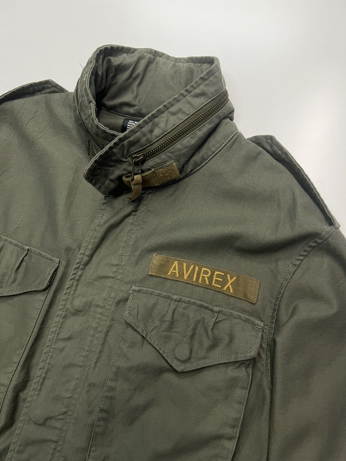 Avirex 🔥AVIREX MILITARY JACKET Size US L / EU 52-54 / 3 - 5 Thumbnail