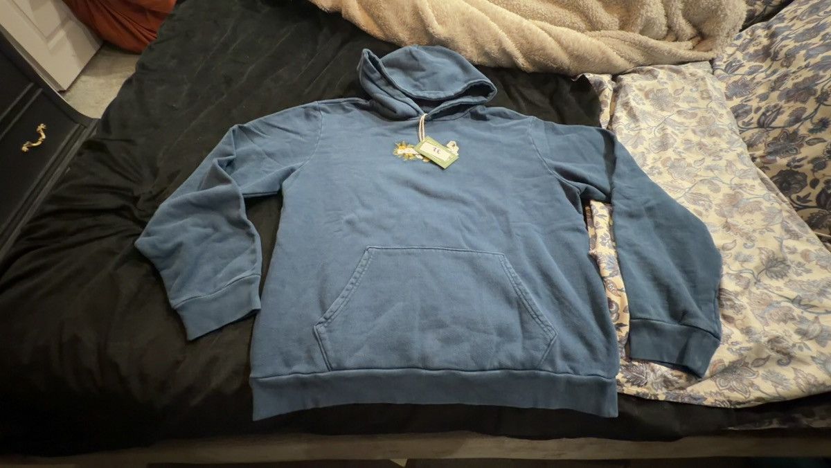DENIM TEARS Denim Tears Blue Hooded Pullover - Size XL NEW WITH TAGS Size US XL / EU 56 / 4 - 1 Thumbnail