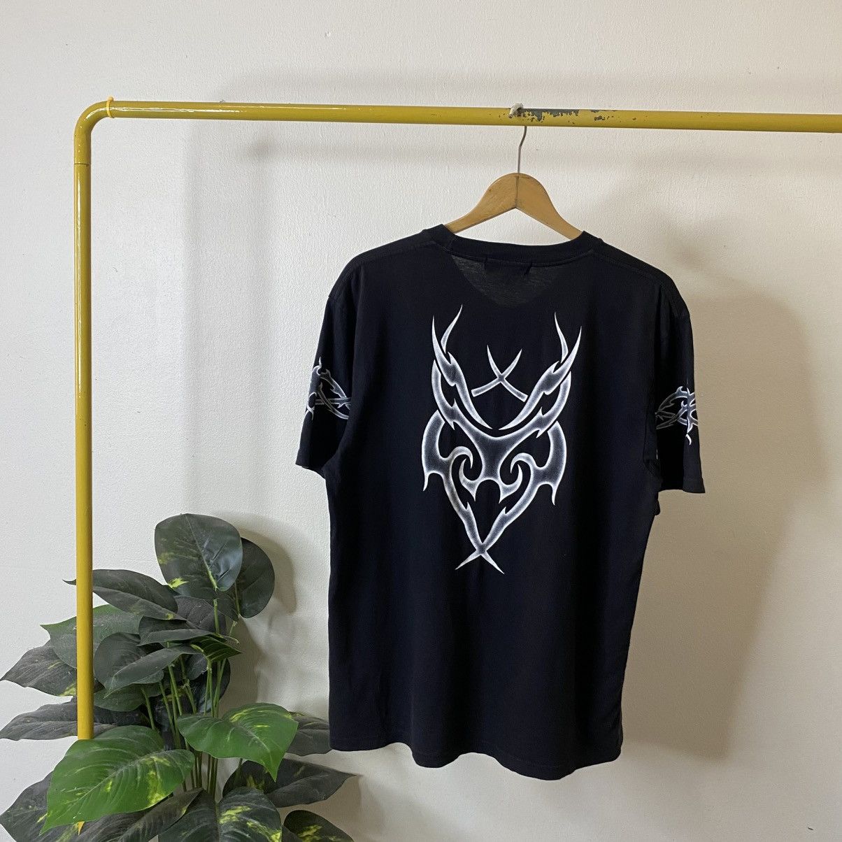 If Six Was Nine CrossKeys Affliction Tribal Cyber Gothic Punk Grunge Tshirt Size US L / EU 52-54 / 3 - 8 Thumbnail