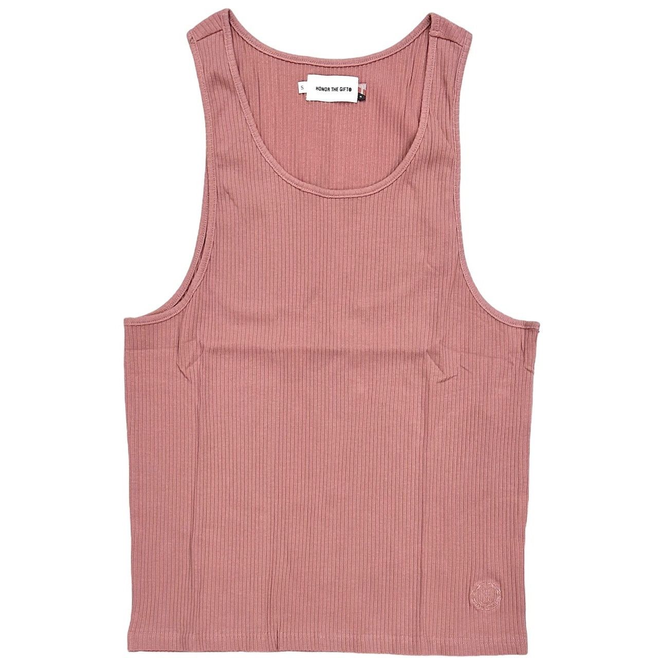 Honor The Gift Mens LA Embroidered HTG Logo Ribbed Knit Tank