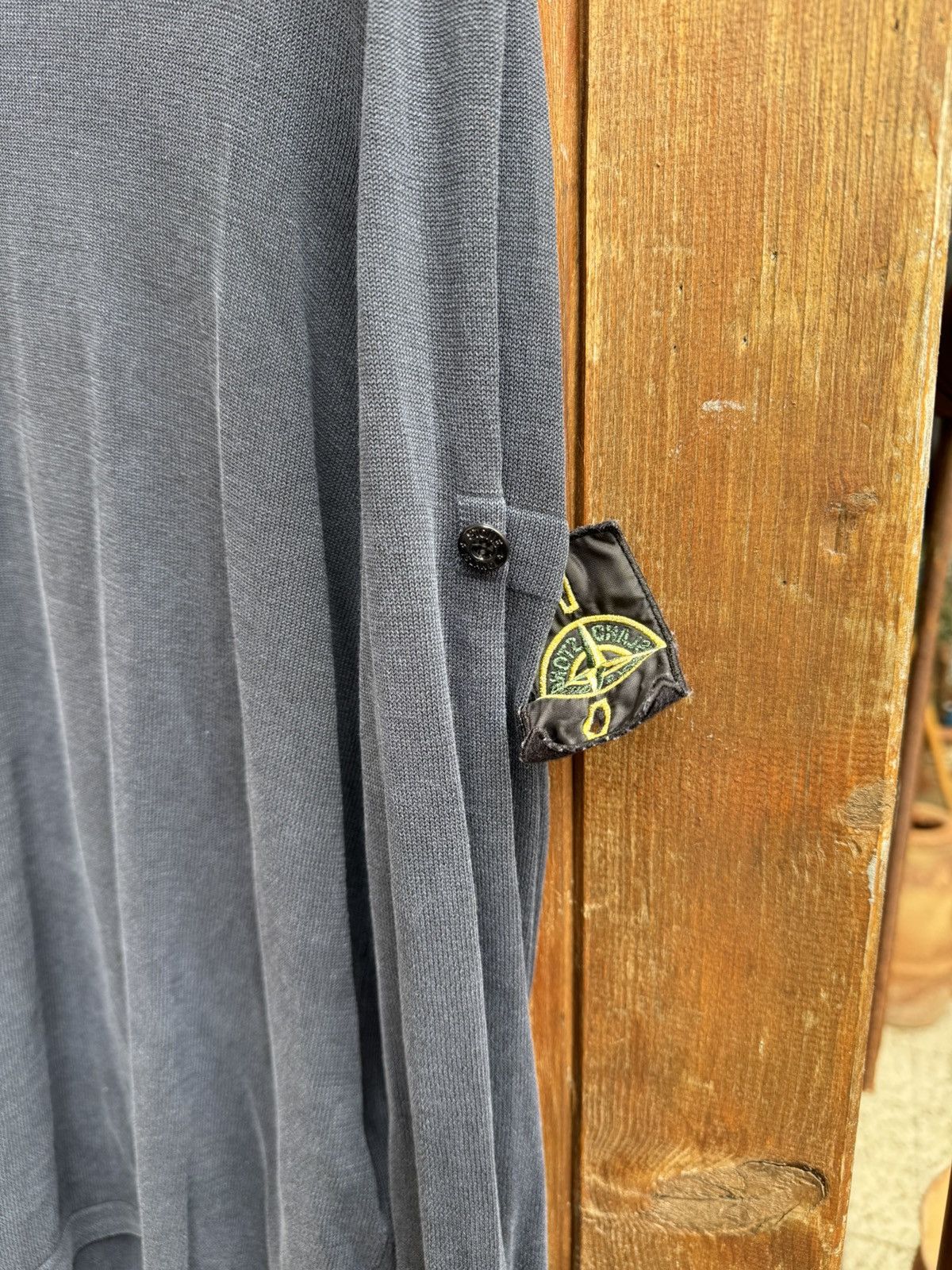 Stone Island Stone Island V-Neck Cotton Sweater Size US L / EU 52-54 / 3 - 5 Thumbnail