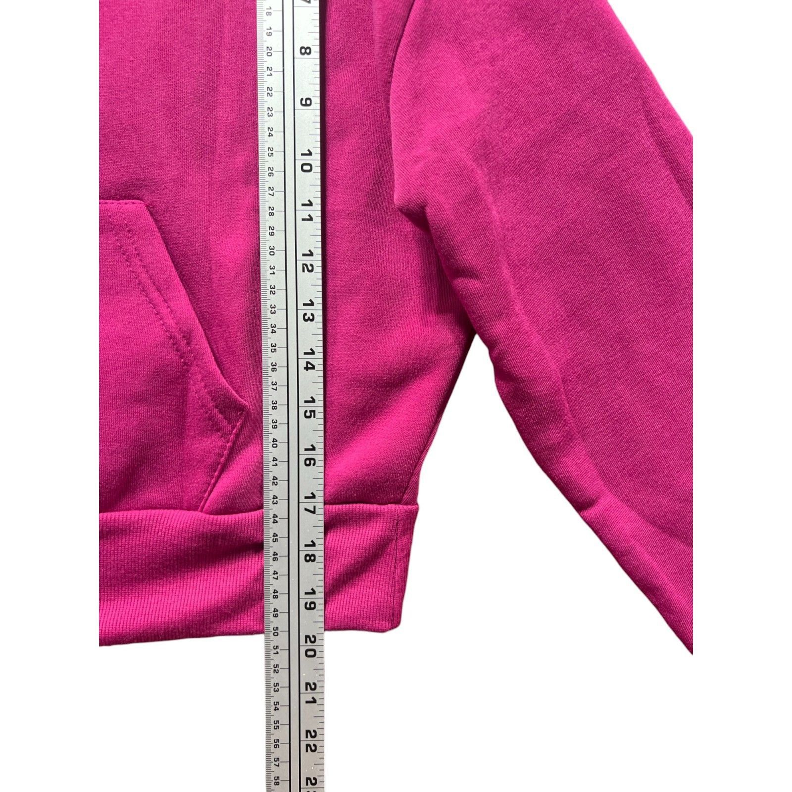 Other Rue + - Women's Long Sleeve Hooded Sweatshirt - Dark Pink - Size M / US 6-8 / IT 42-44 - 5 Thumbnail