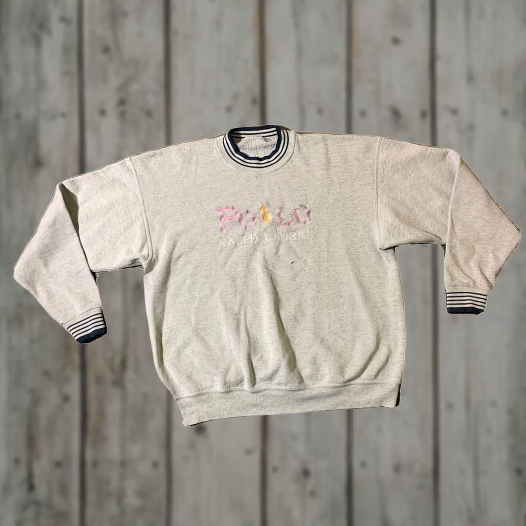 Polo Ralph Lauren Ralph Lauren Mens Large L Embroidered Ringer Sweatshirt Size US L / EU 52-54 / 3 - 1 Thumbnail