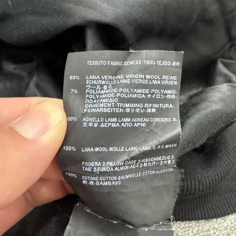 Saint Laurent Paris Saint Laurent Paris Wool and Leather Baseball Jacket Size US M / EU 48-50 / 2 - 4 Thumbnail