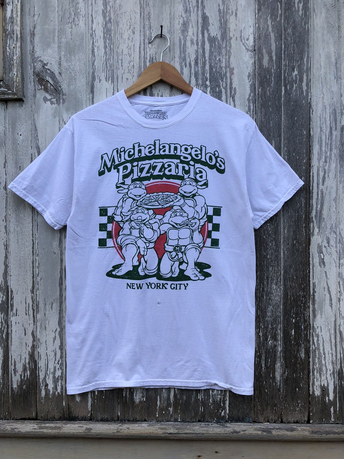 Cartoon Network Teenage Mutant Ninja Turtles Michelangelo Pizzaria Tee Size US M / EU 48-50 / 2 - 1 Thumbnail