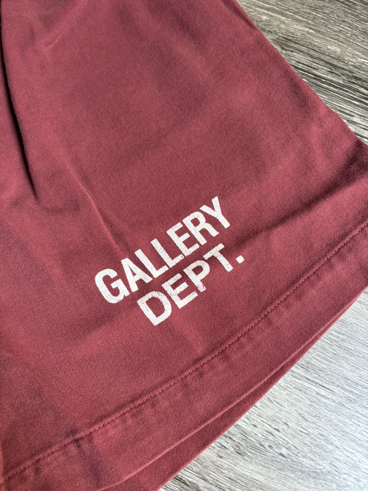 Gallery Dept. Gallery Dept. Maroon Zuma Shorts Size US 33 - 3 Thumbnail