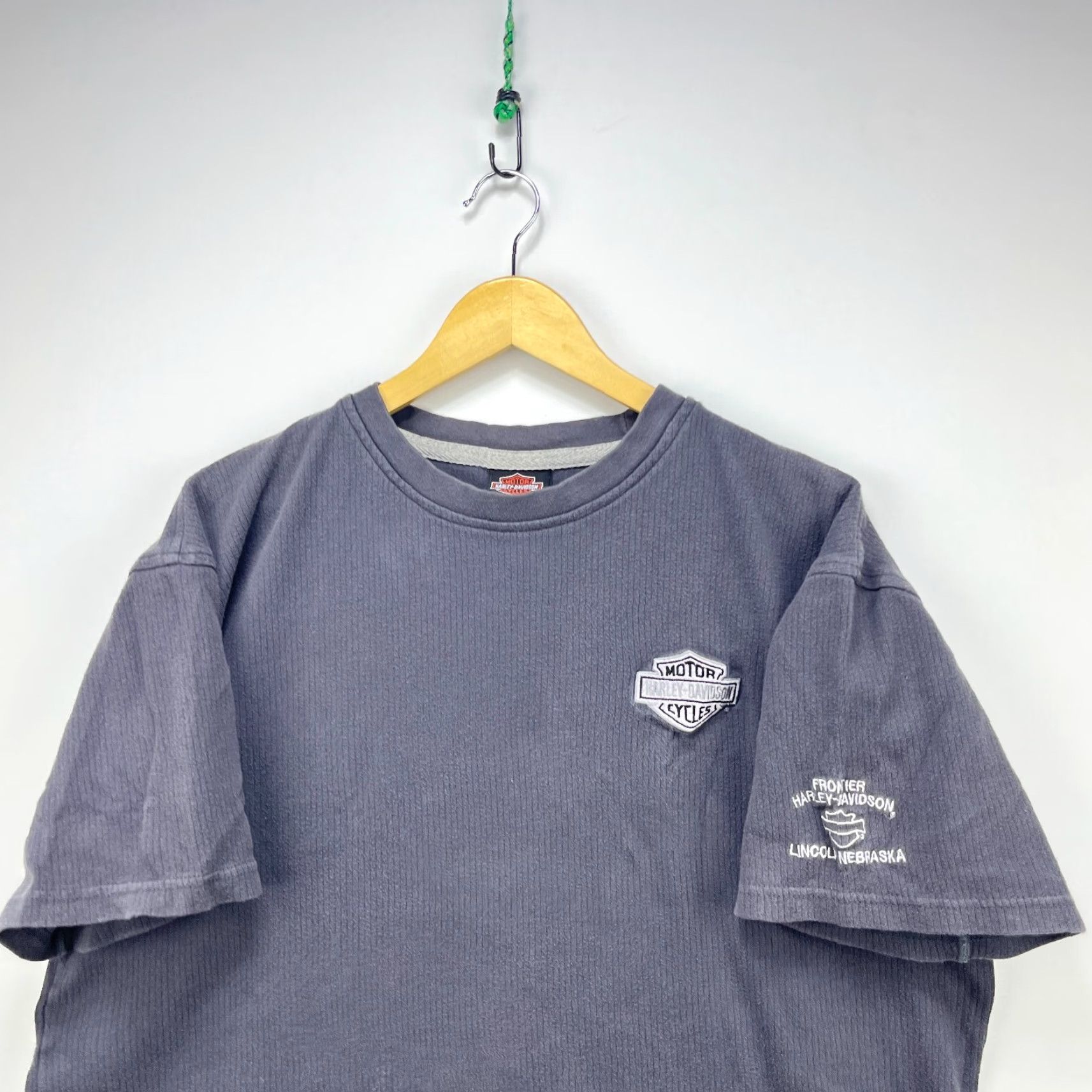 Harley Davidson VINTAGE Harley-Davidson Nebraska T-Shirt Large Mens Shirt Gray Harley-Davidson Size US L / EU 52-54 / 3 - 2 Thumbnail