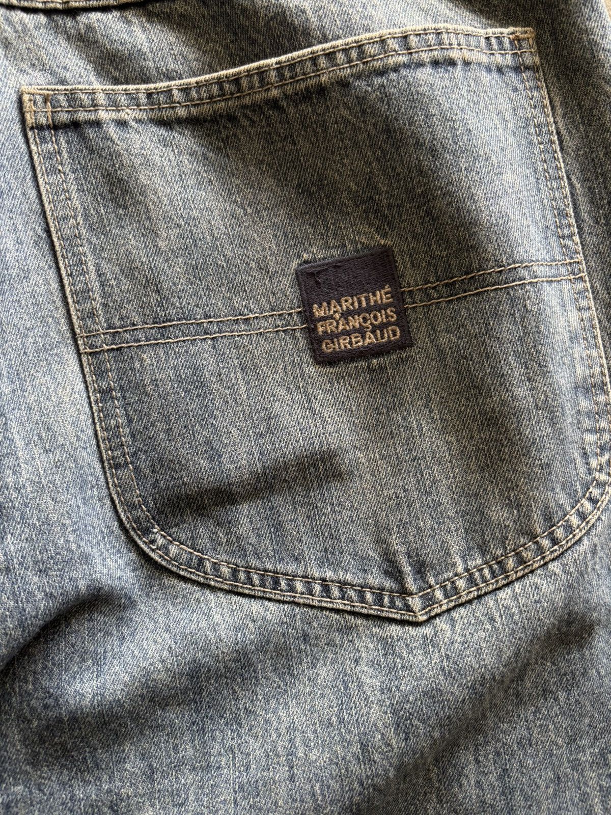 Designer × Marithe + Francois Girbaud vintage MARITHE FRANCOIS GIRBAUD MFG baggy jeans side pocket Size US 39 - 14 Thumbnail