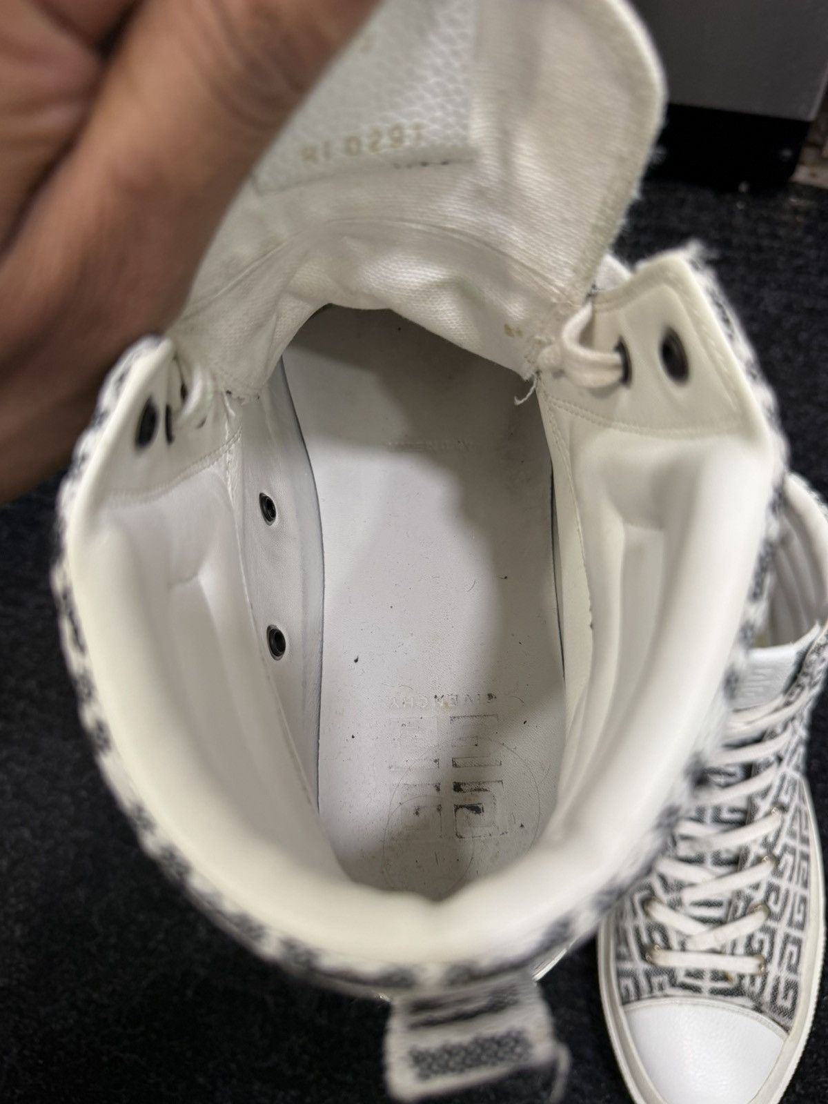 Givenchy Givenchy High-top City Sneakers Jacquard Size US 12 / EU 45 - 7 Thumbnail