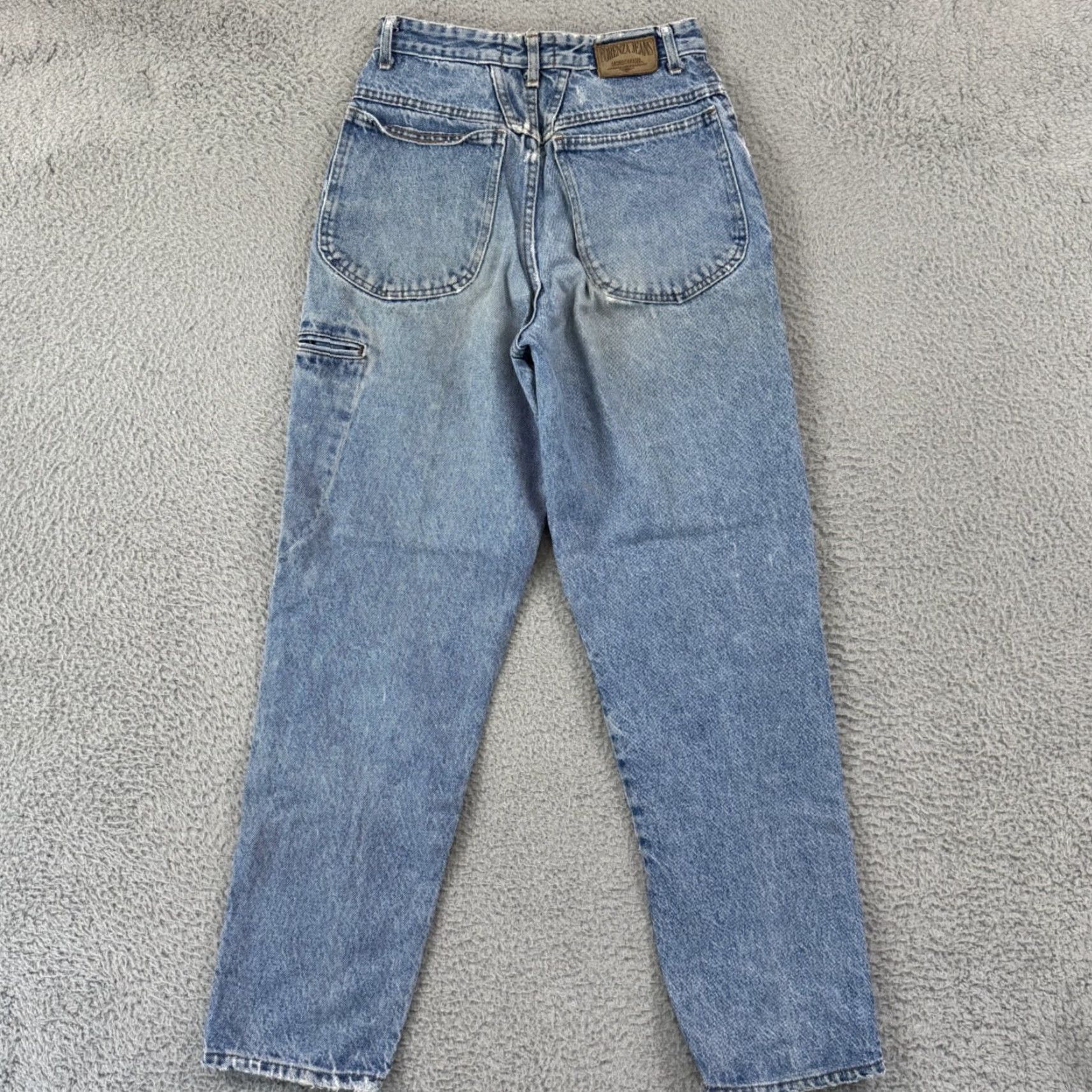 Vintage VINTAGE Forenza Jeans Womens 6 Blue High Waisted Mom 90s Tapered Denim 26x30 Zip Size 28" / US 6 / IT 42 - 5 Thumbnail