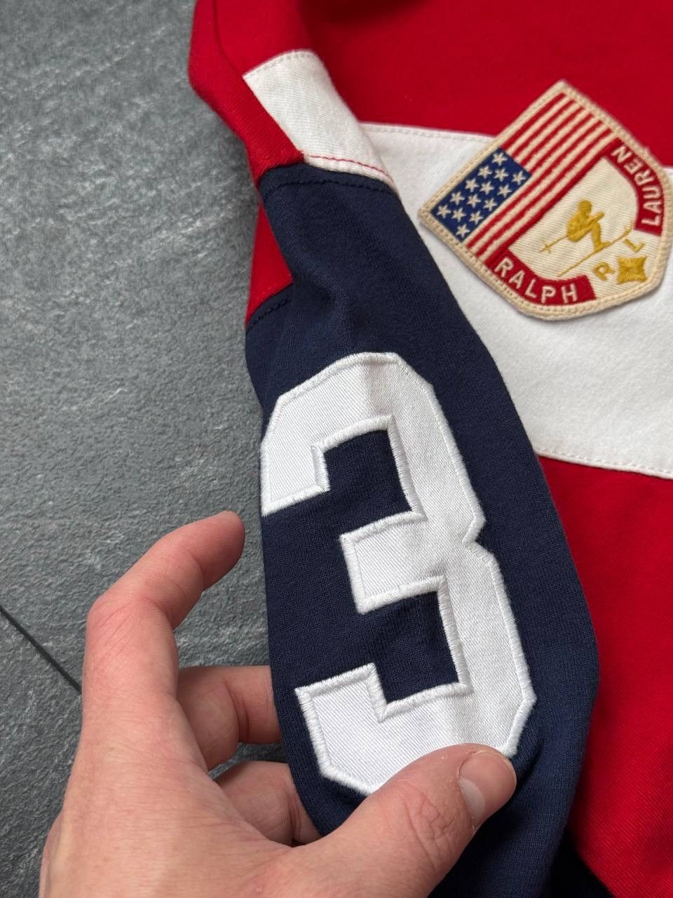 Polo Ralph Lauren Vintage Polo Ralph Lauren USA Big logo 3 long sleeve Size US S / EU 44-46 / 1 - 8 Thumbnail