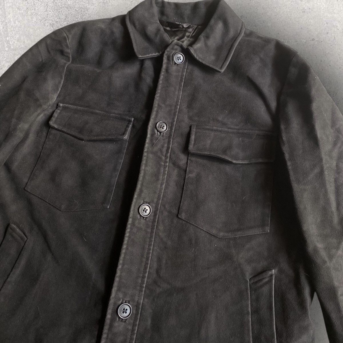 Helmut Lang Helmut Lang Archive Fall 2004 Moleskin Coat Size US S / EU 44-46 / 1 - 1 Thumbnail