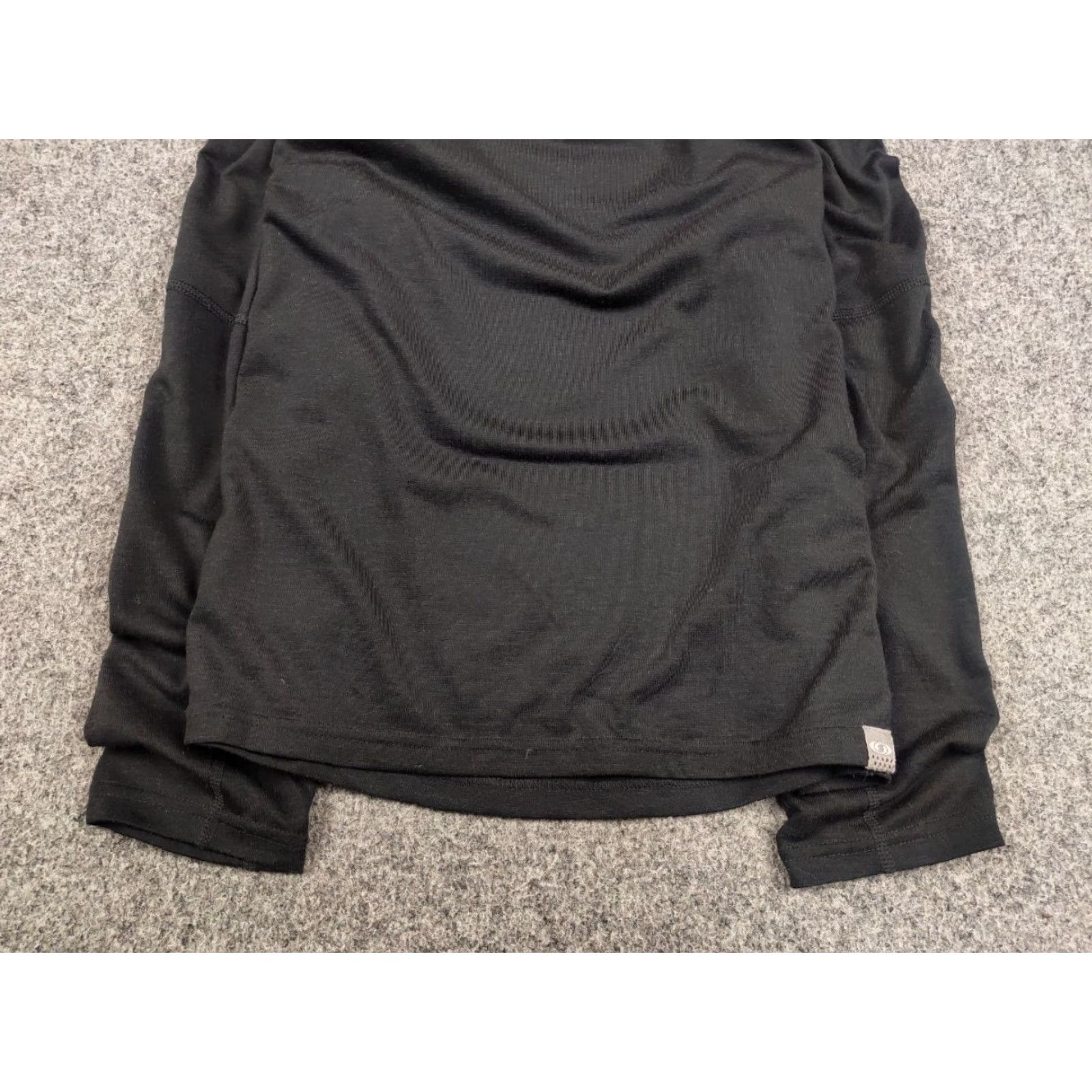 Salomon VINTAGE Salomon Sweatshirt Light Long Sleeve 1/3 Zip Men M Gray 90s Army Mock Neck Pullover Size US M / EU 48-50 / 2 - 7 Thumbnail