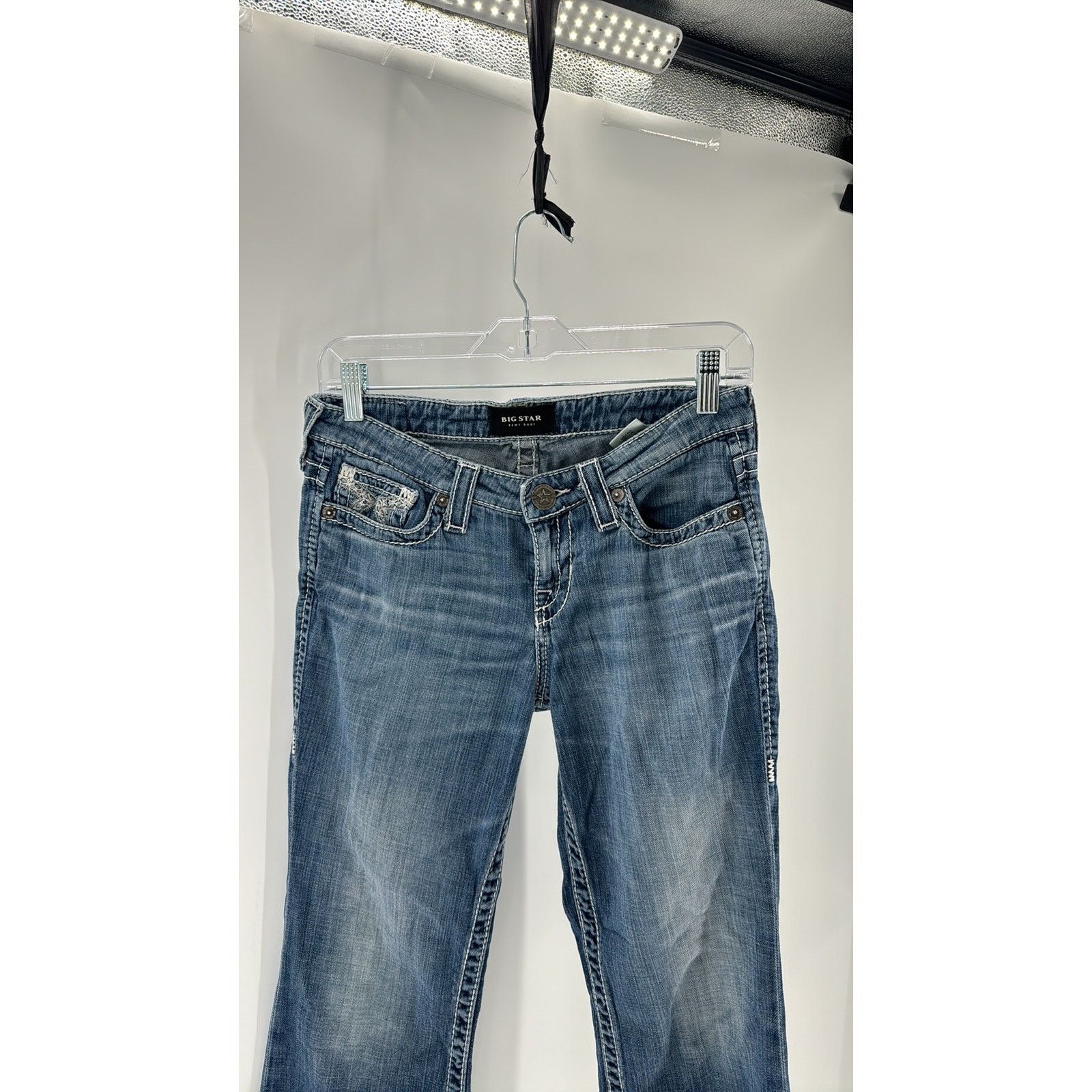 Big Star Big Star Remmy bootcut jeans sz 28 rodeo western low rise Size 28" / US 6 / IT 42 - 4 Thumbnail