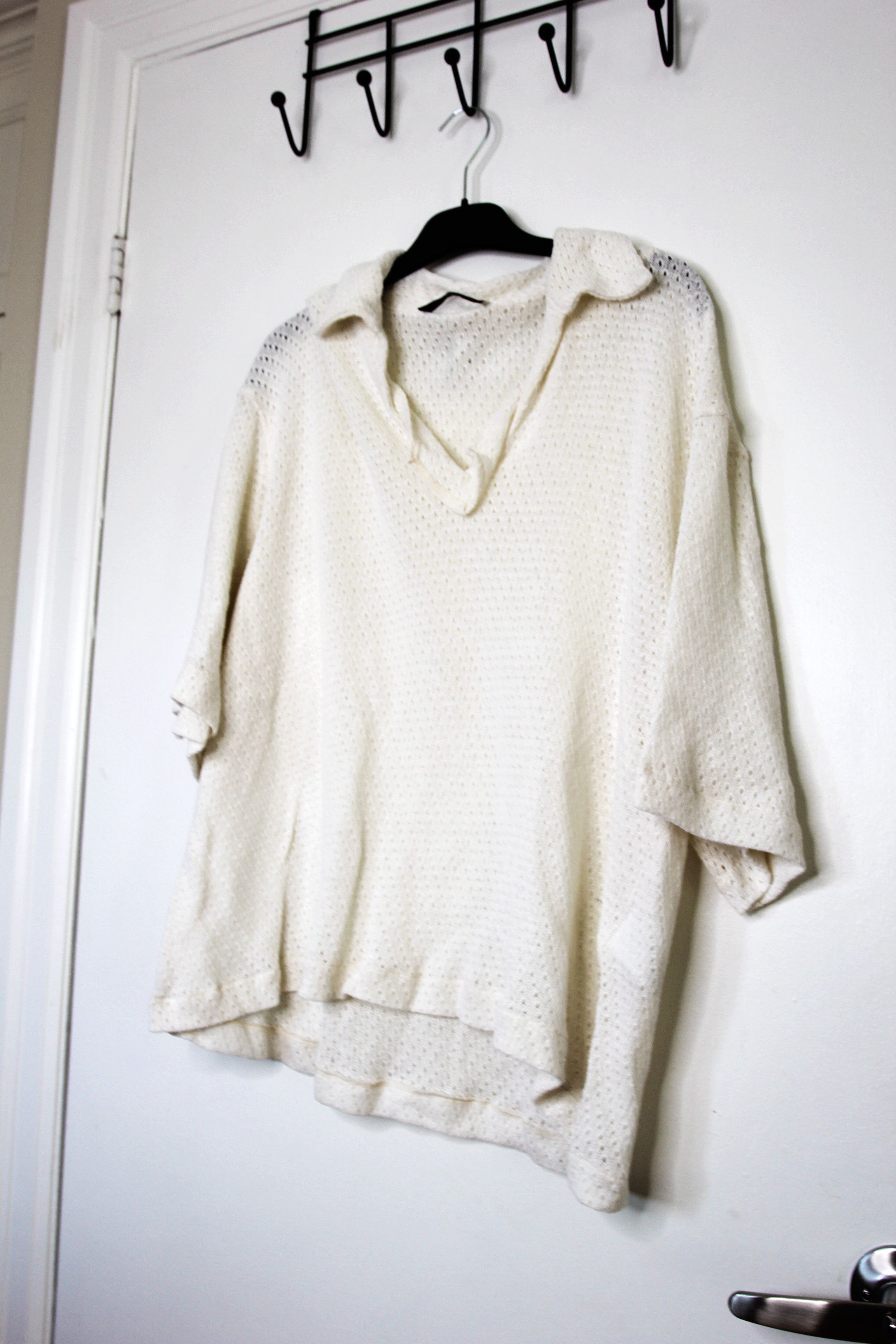 Other BNWT SS25 I'M BRIAN OPENWORK KNIT JOHNNY COLLAR POLO L Size US L / EU 52-54 / 3 - 5 Thumbnail