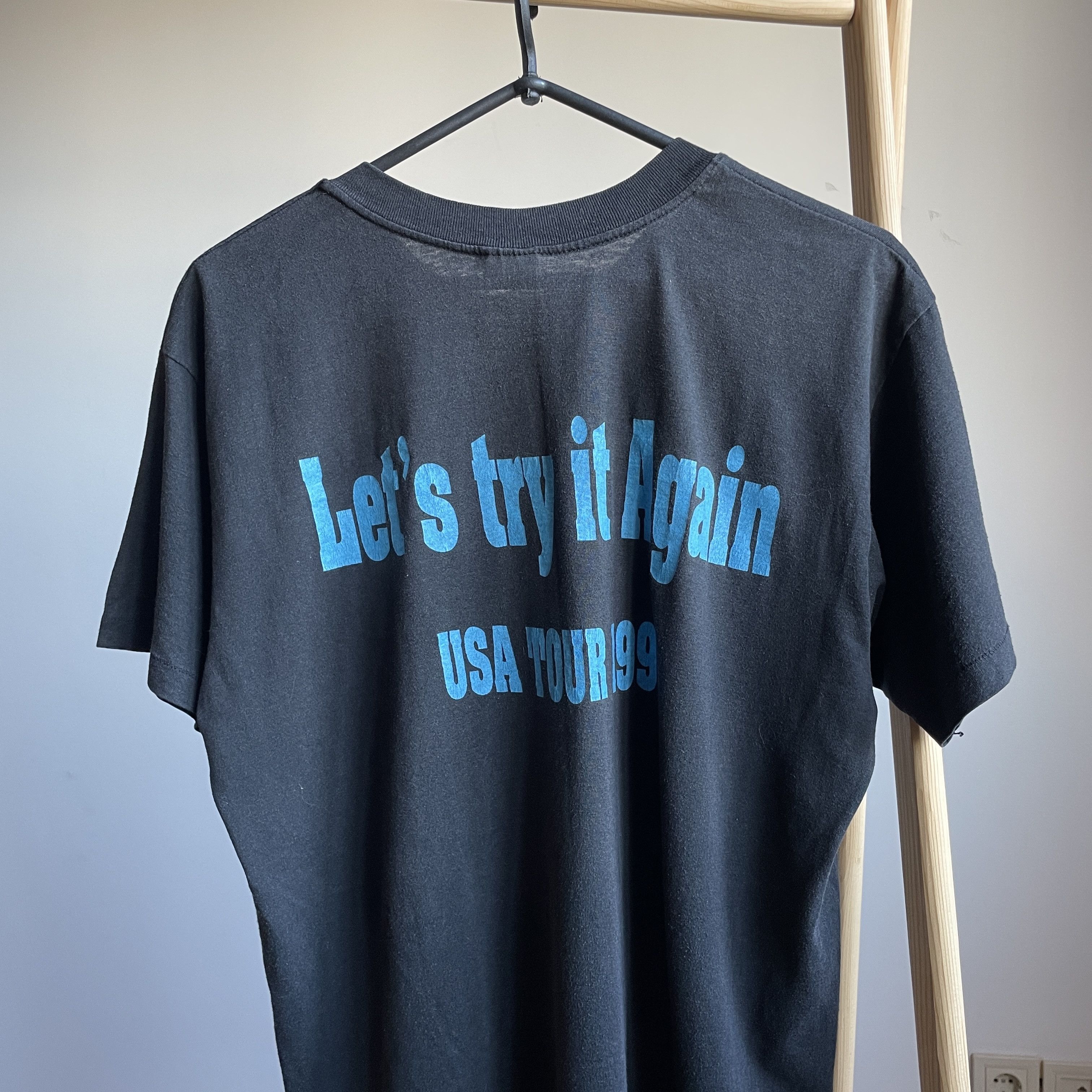 Band Tees Luther Allison Let's Try It Again 1990 USA Tour T-Shirt Size US L / EU 52-54 / 3 - 4 Thumbnail