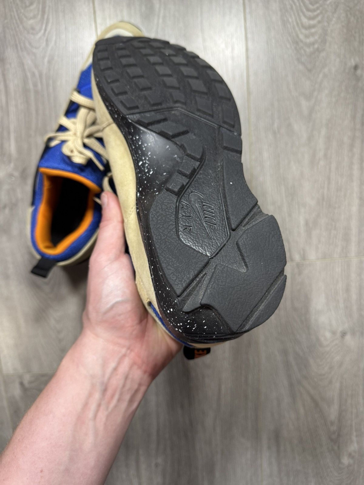 Nike Nike Air Huarache Light Size? Mowabb Blue Black Orange Size US 11 / EU 44 - 10 Thumbnail