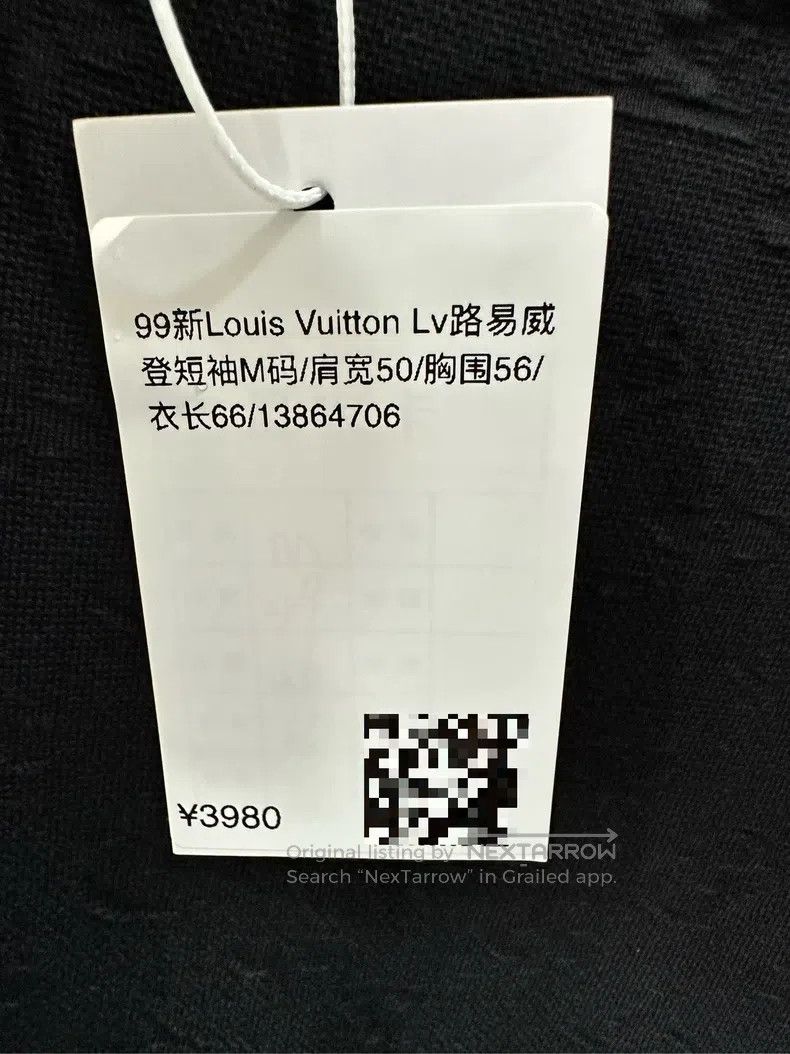 Louis Vuitton Louis Vuitton Black dark stripe full print short sleeve Size US M / EU 48-50 / 2 - 4 Thumbnail