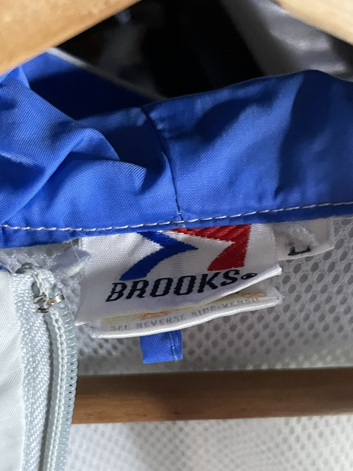 Brooks × Vintage Vintage 90s Brooks windbreaker. Size US L / EU 52-54 / 3 - 4 Thumbnail